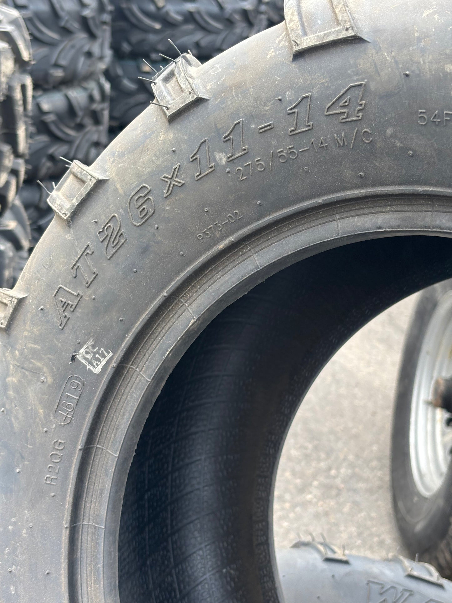 (KSL ONLY) 2 NOS WANDA P373 BSW LT 26 11 14 54F 6PLY ATV/UTV TIRE 10306