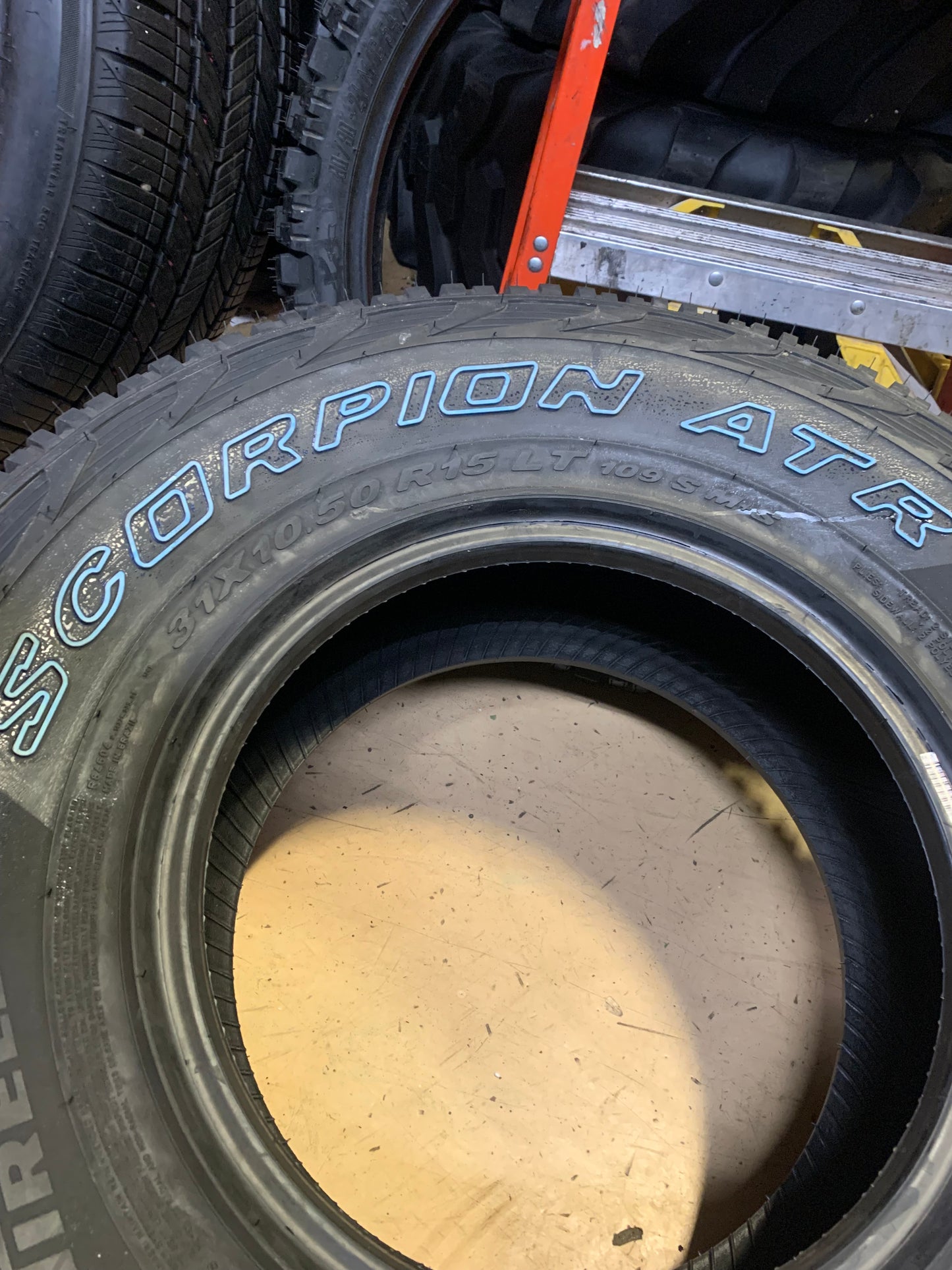 PIRELLI SCORPION ATR OWL LT 31 10.50 15 109S 6 PLY ALL TERRAIN TIRE 1582500