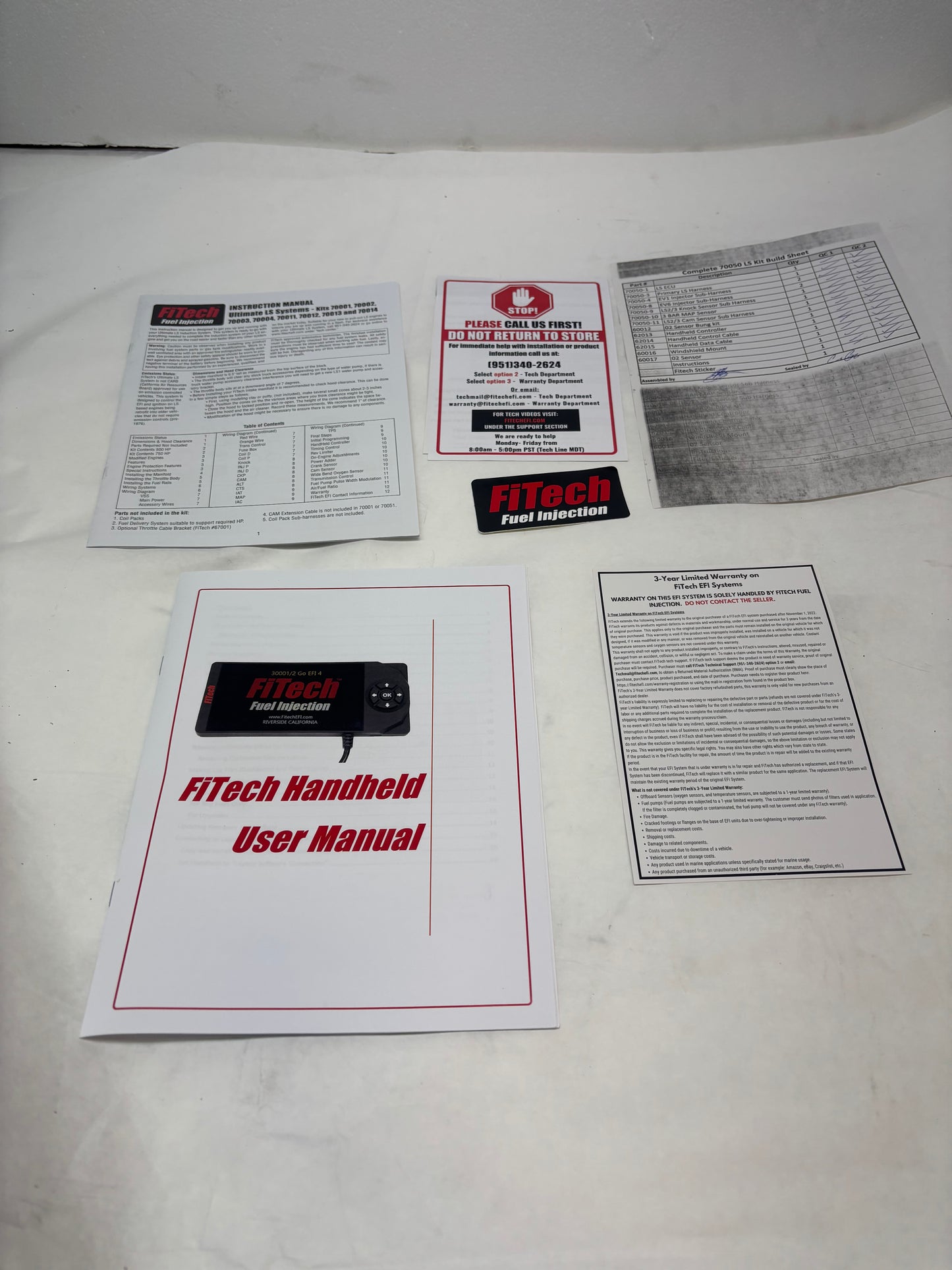 FITECH FUEL INJECTION 70050 ULTIMATE LS ECU & HARNESS INDUCTION SYSTEM STANDALONE KIT