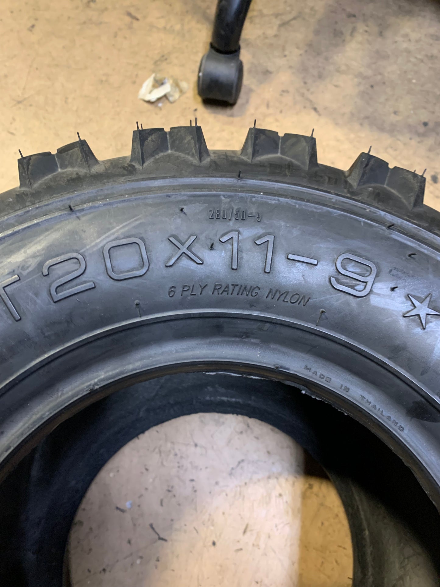AMS PACTRAX II BSW AT 20 11 9 43N 6PLY REAR ATV/UTV TIRE 9023670