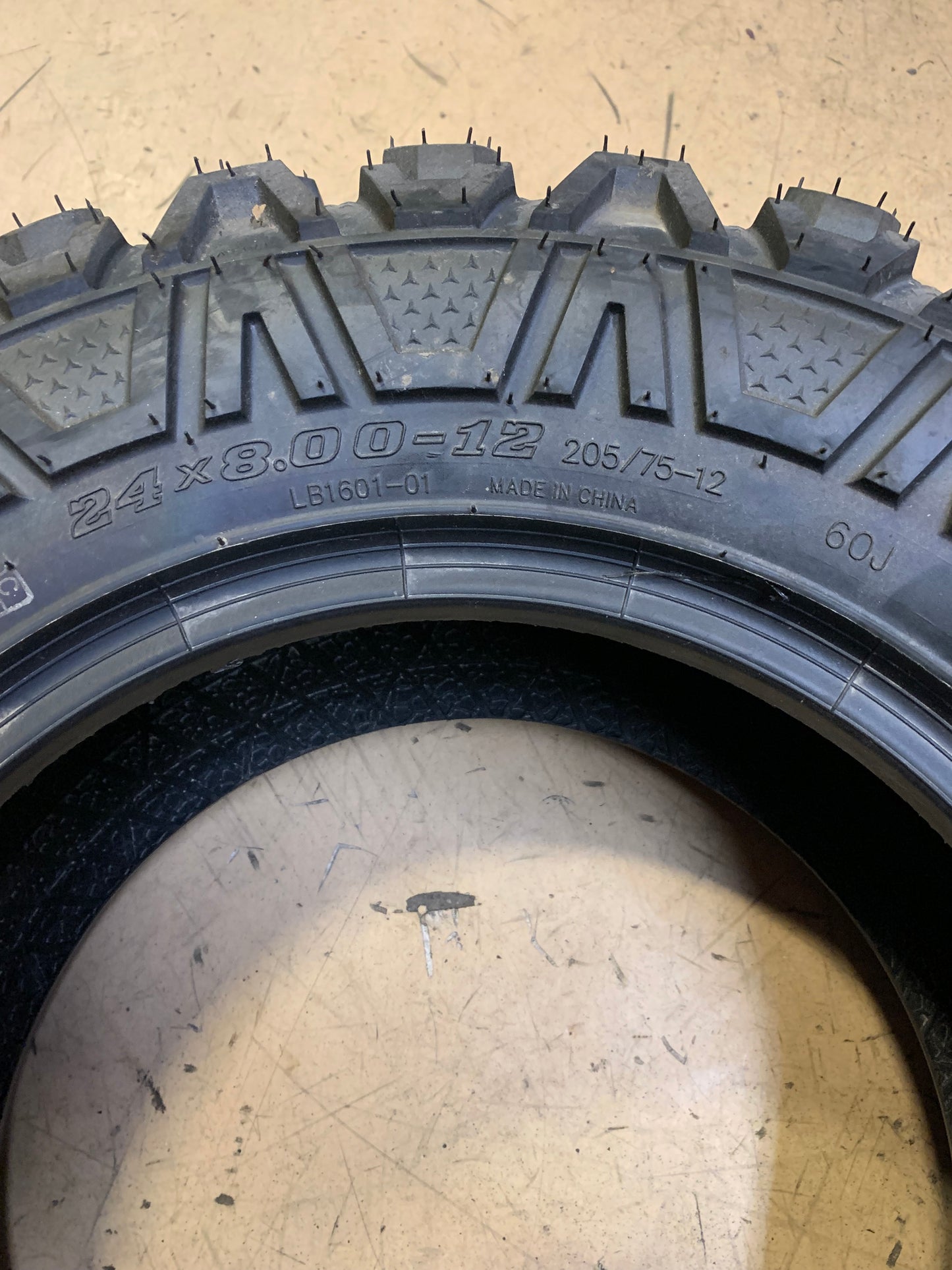 ZION FREE COUNTRY BSW AT 24 8 12 60J 8 PLY ATV/UTV TIRE 24812