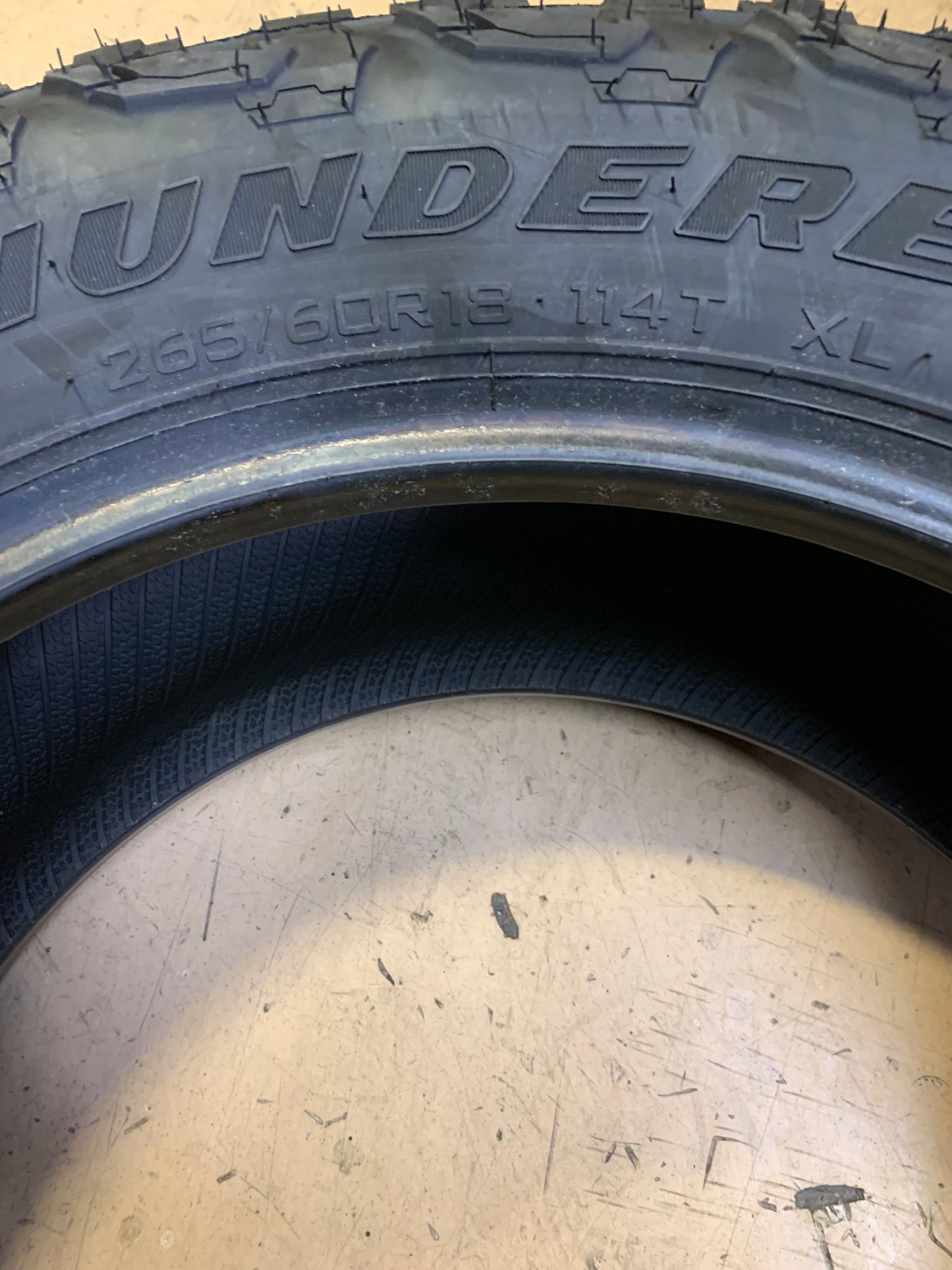 THUNDERER RANGER ATR BSW P 265 60 18 114T XL ALL TERRAIN TIRE TH1719