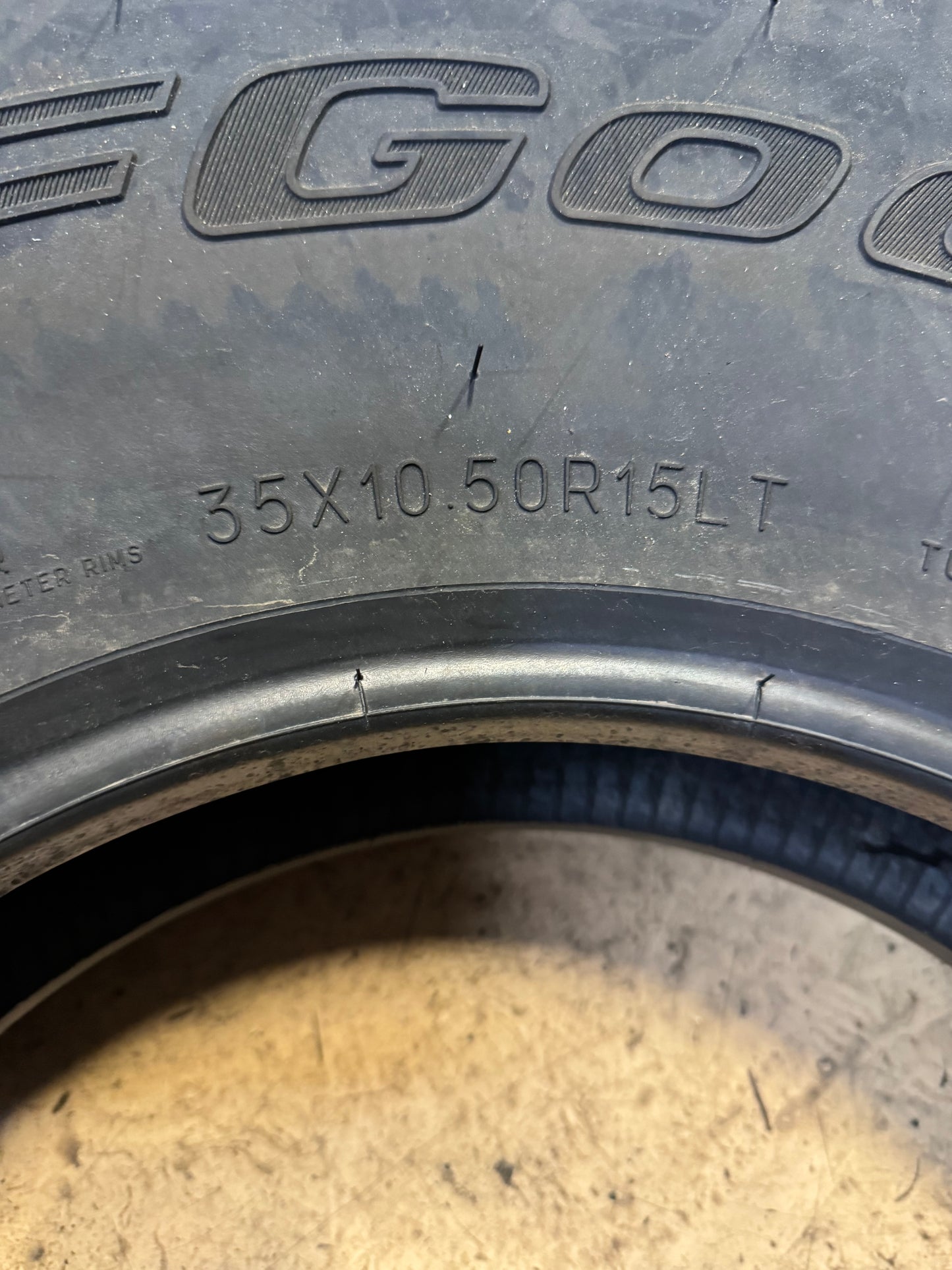 BFGOODRICH BAJA T/A KR2 BSW AT 35 10.5 15 ATV/UTV TIRE 87810