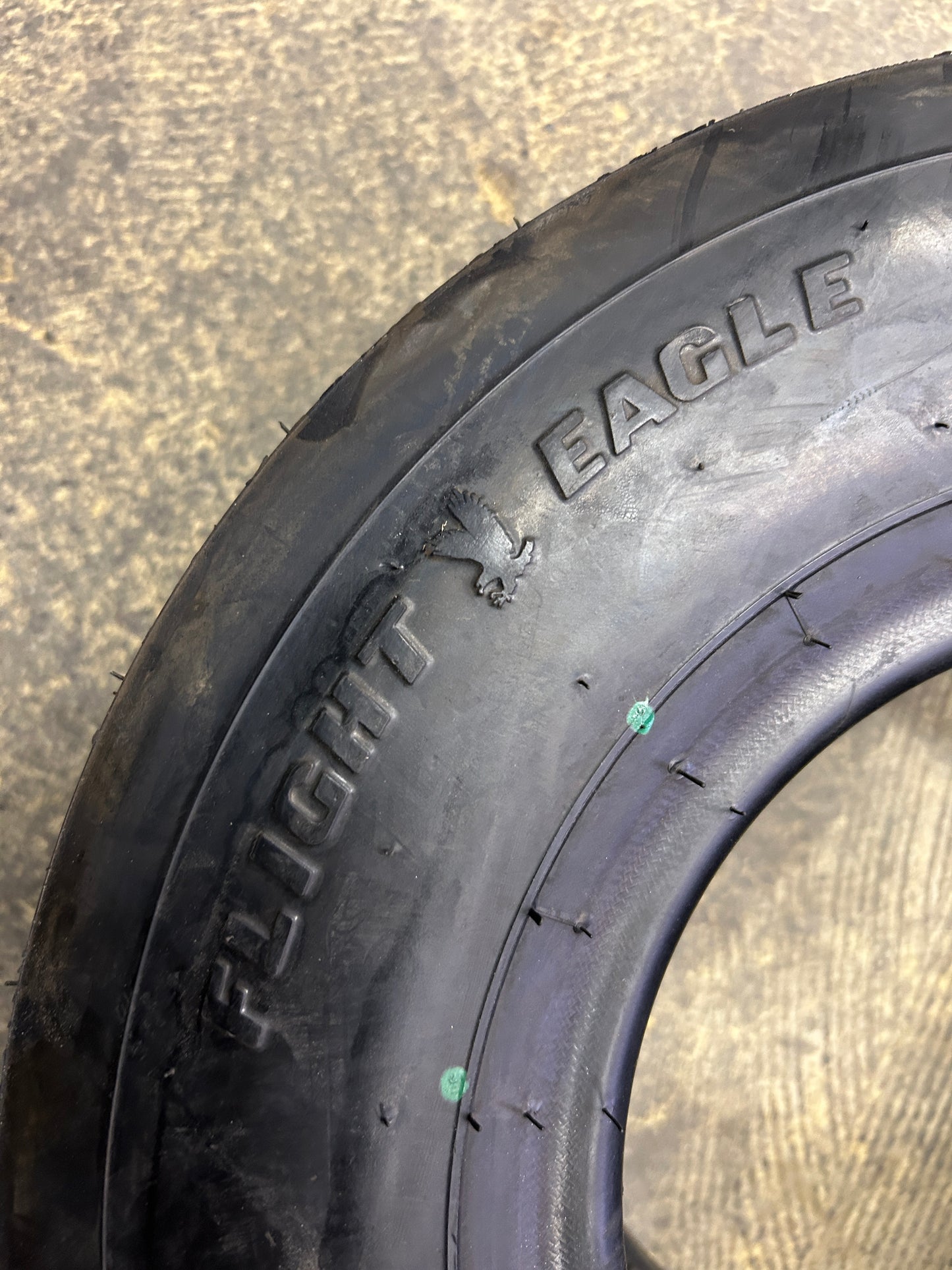 GOODYEAR FLIGHT EAGLE 185F03-5 BSW 18 5.5 10PLY AIRCRAFT TIRE 0601329