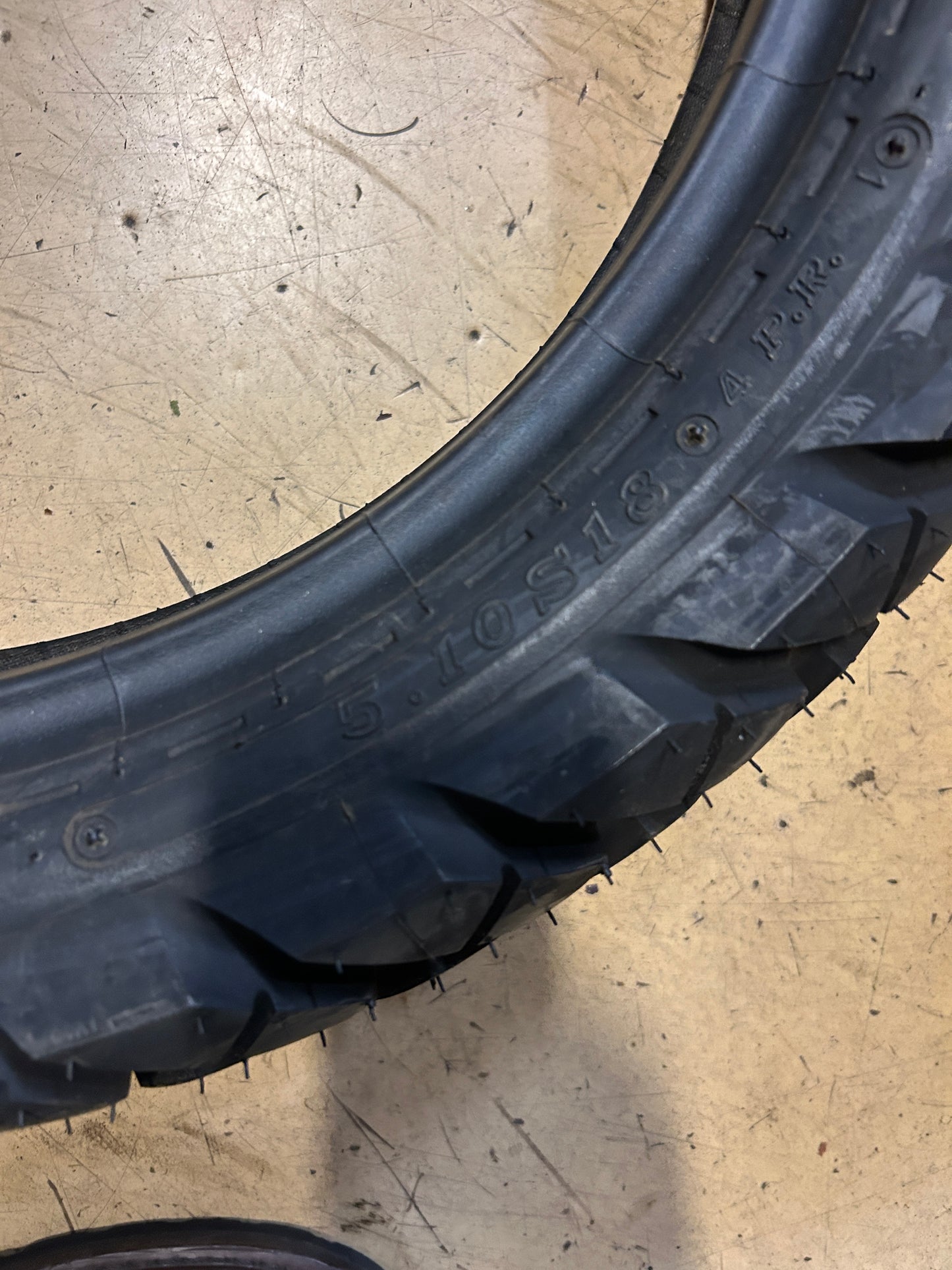 NOS IRC TRAIL WINNER GP-110 BSW 5.10 18 REAR MOTORCYCLE TIRE F02818