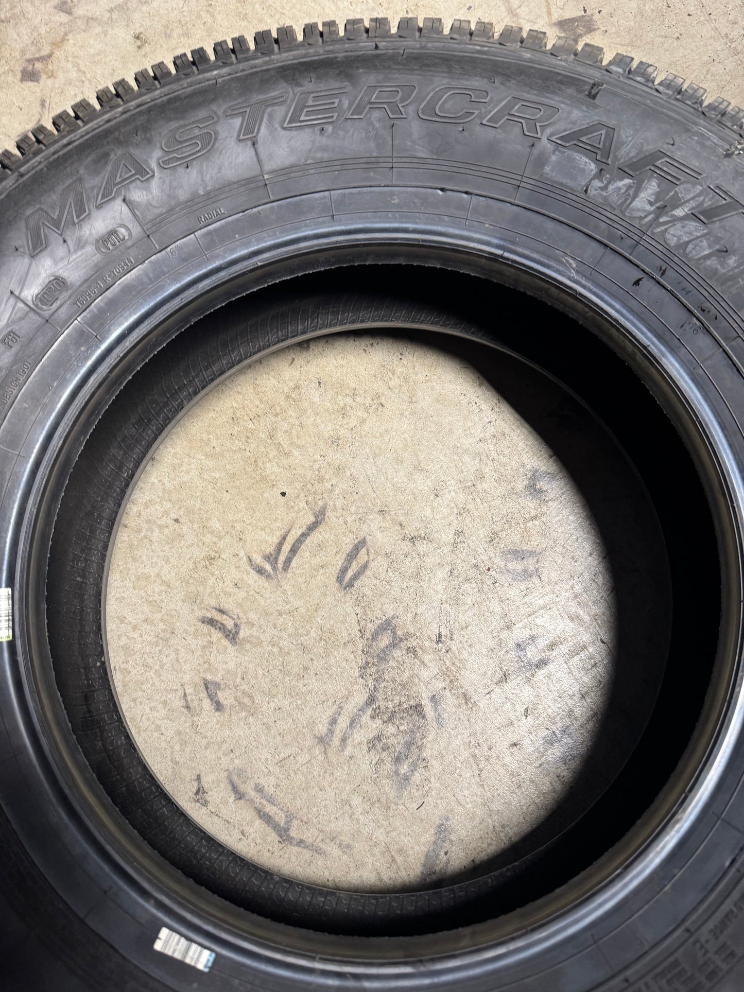 NOS MASTERCRAFT GLACIER MSR BSW LT 225 75 16 115/112Q 10PLY WINTER TIRE 175112011