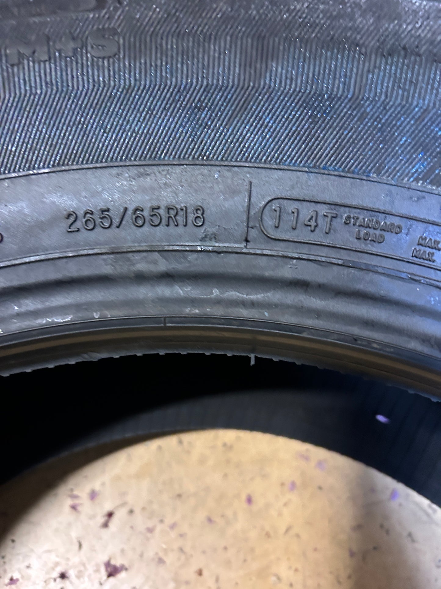 NOS BIG O BIG FOOT A/T OWL P 265 65 18 114T ALL TERRAIN TIRE BFAT2656518
