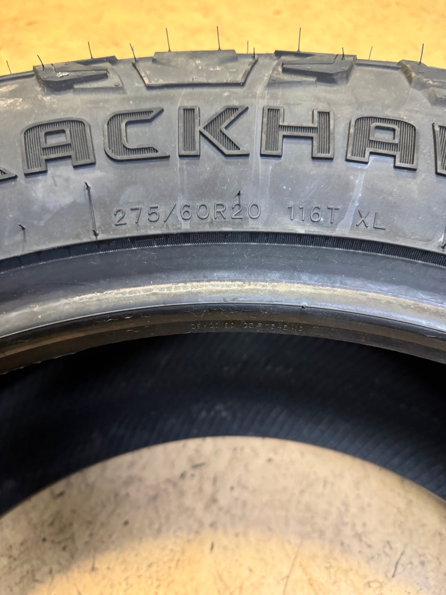 BLACKHAWK RIDGECRAWLER R/T BSW P 275 60 20 116T XL RUGGED TERRAIN TIRE 1600478K