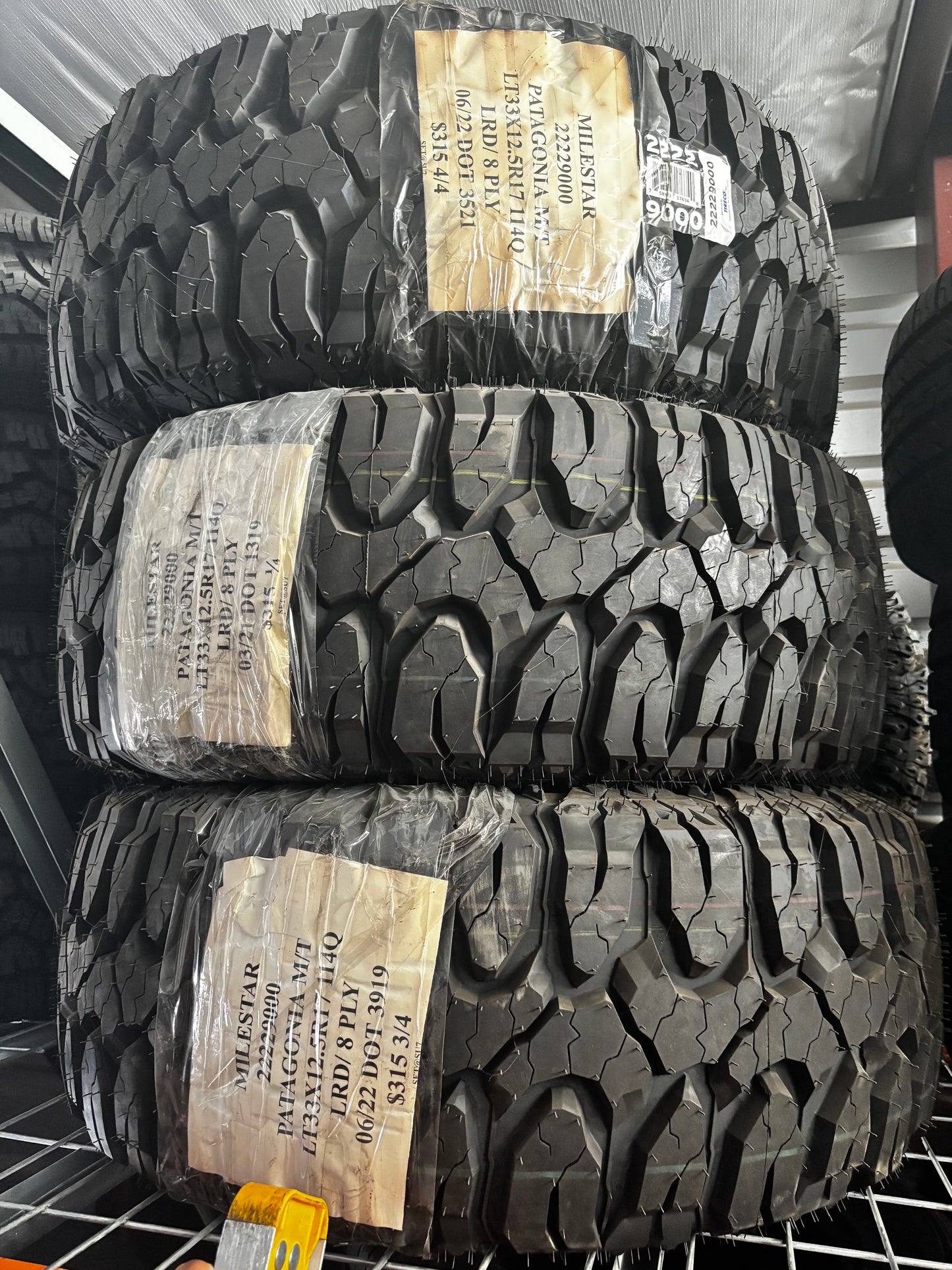 (KSL ONLY) 4 NOS MILESTAR PATAGONIA MT OWL LT 33 12.5 17 114Q LRD 8PLY MUD TERRAIN TIRE 22229000