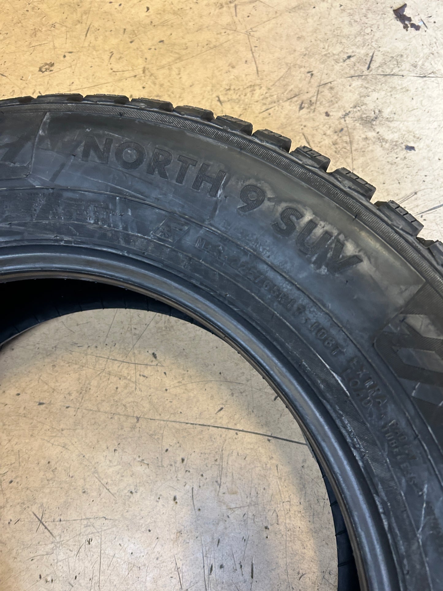 NOKIAN NORDMAN NORTH 9 SUV STUDDED BSW P 225 65 17 106T XL WINTER TIRE TS32826