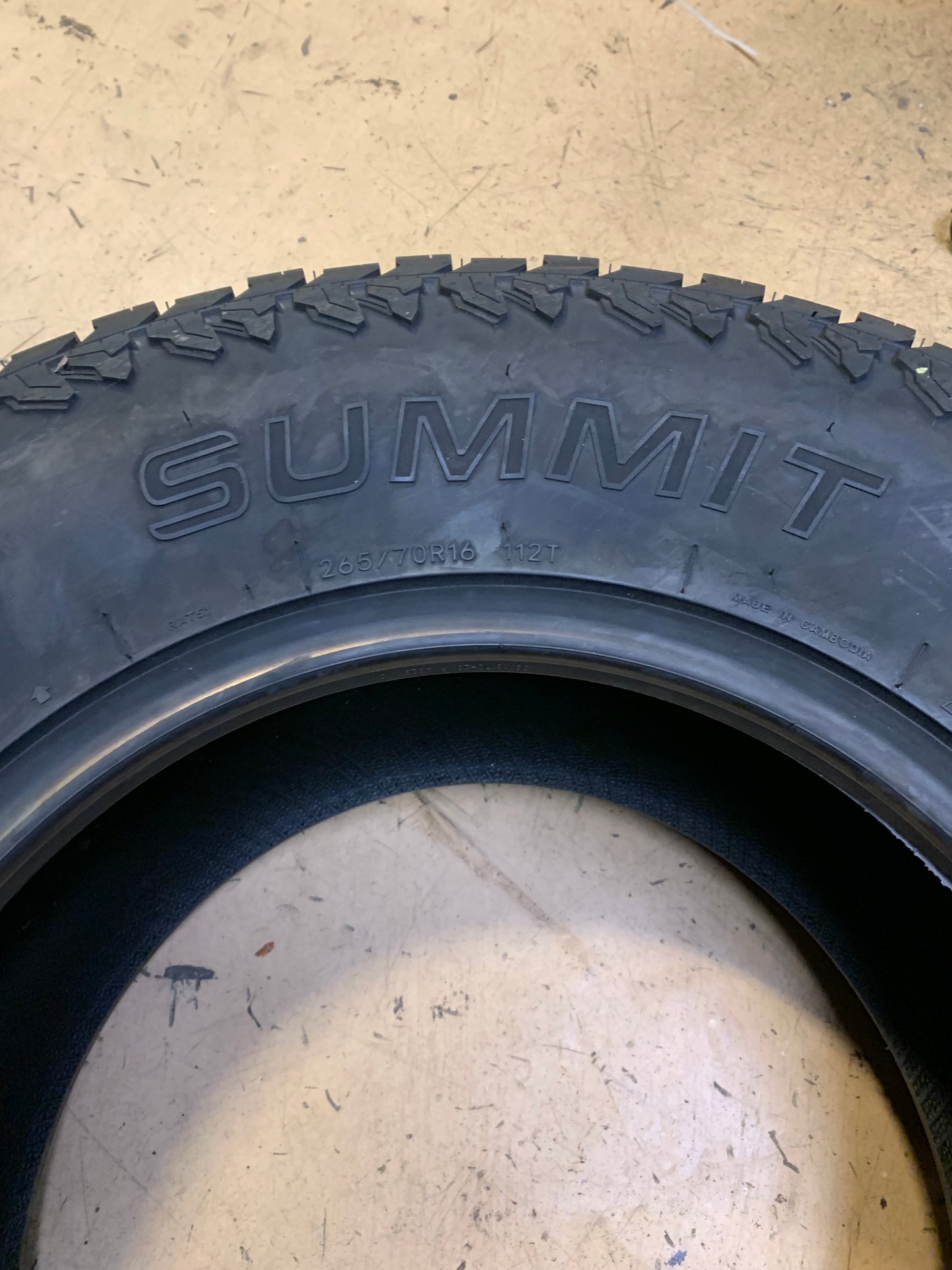 2 SUMMIT TRAIL CLIMBER AT02 BSW P 265 70 16 112T ALL SEASON TIRE 20901