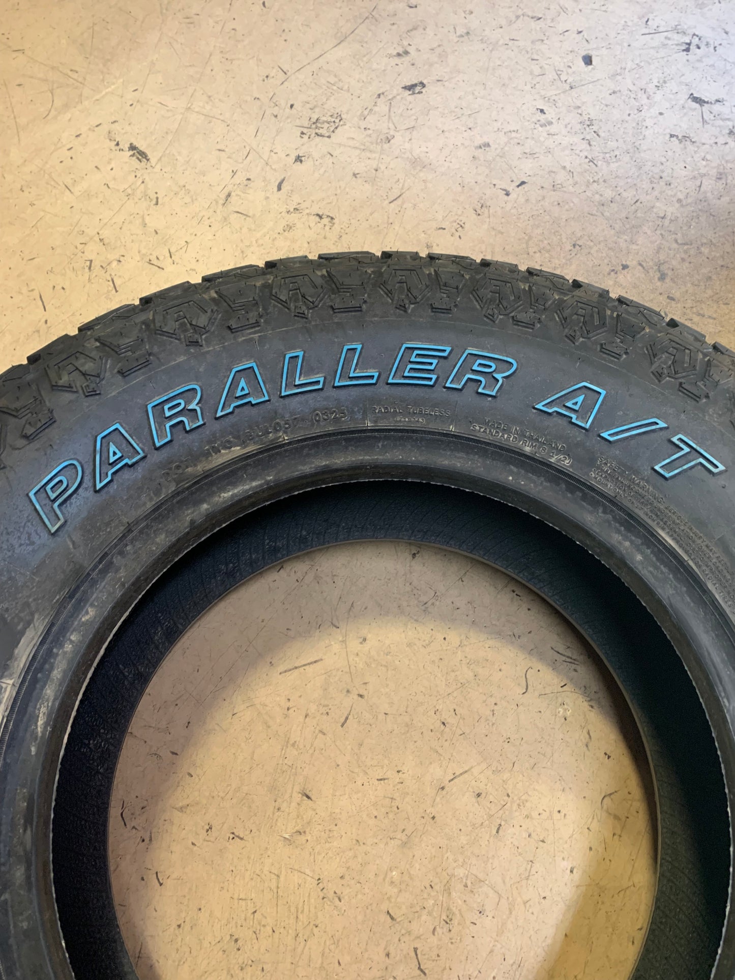ATLAS PARALLER A/T OWL LT 285 70 17 121/118S 10PLY ALL TERRAIN TIRE 221023131