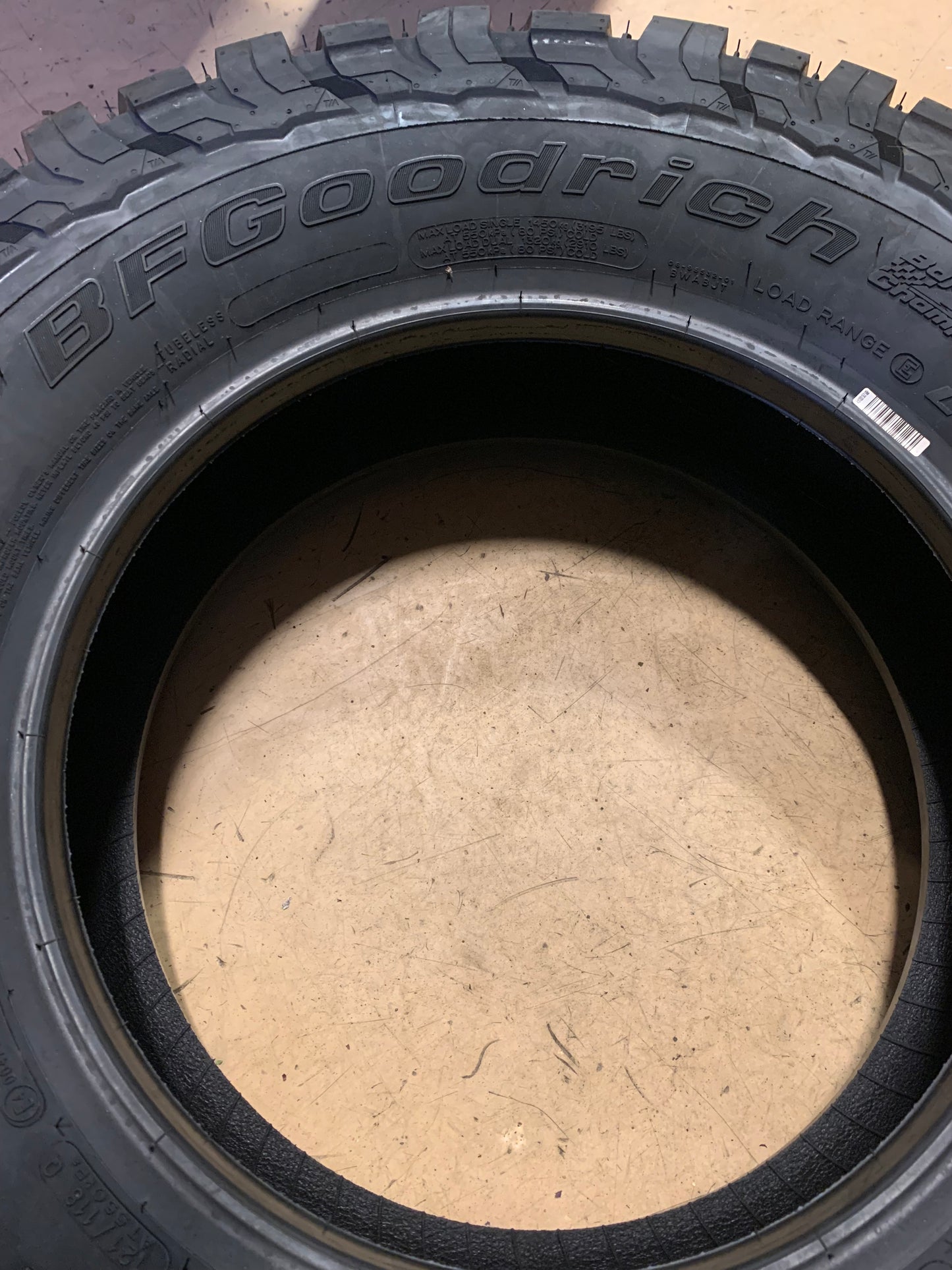 BFGOODRICH HD-TERRAIN T/A KT LT 245 75 17 121/118Q 10 PLY ALL SEASON TIRE 35634