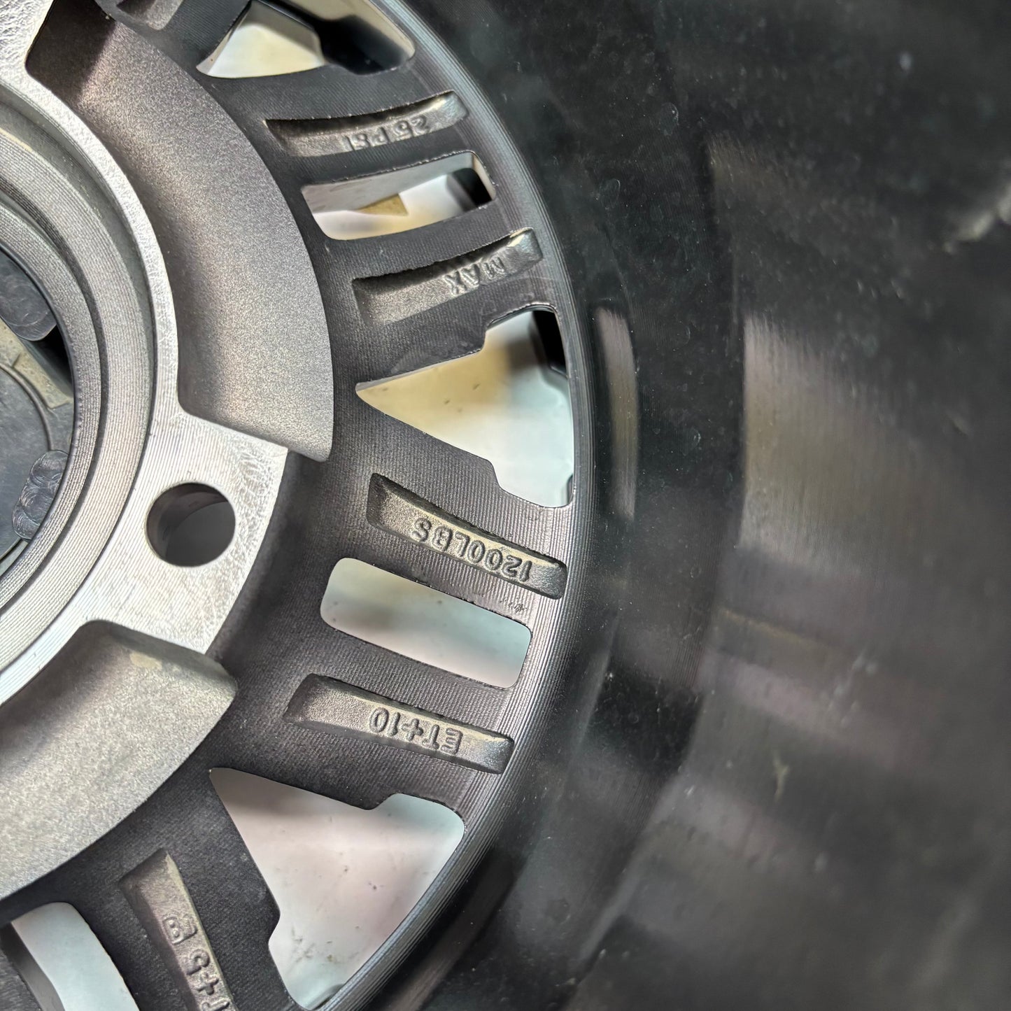 TUSK TETON BEADLOCK ATV/UTV GUN METAL/BLACK WHEELS 14X7 4/156 ET+5