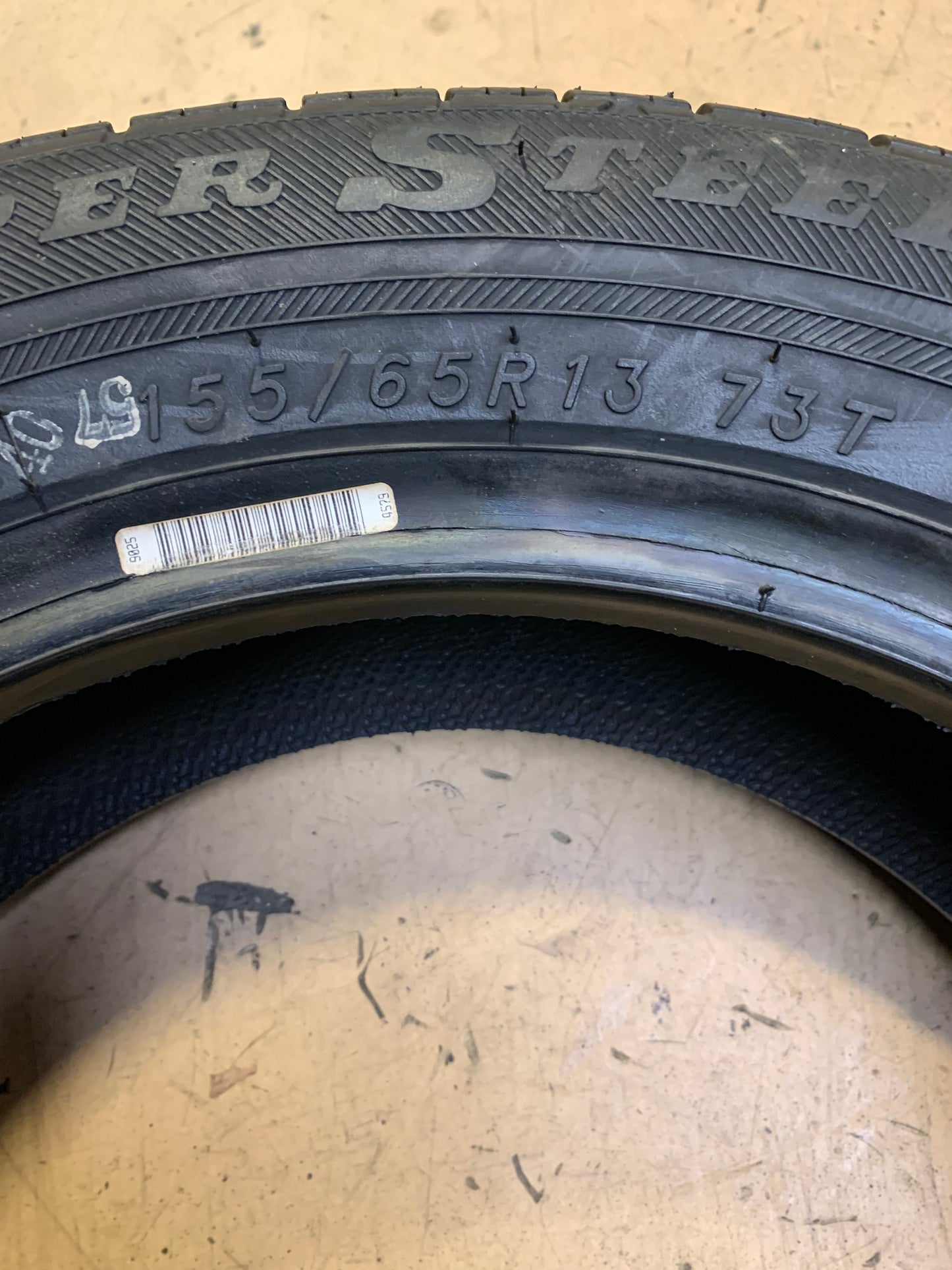 2 FEDERAL SUPER STEEL 657 BSW P 155 65 13 73T ALL SEASON TIRE 125G3AFA