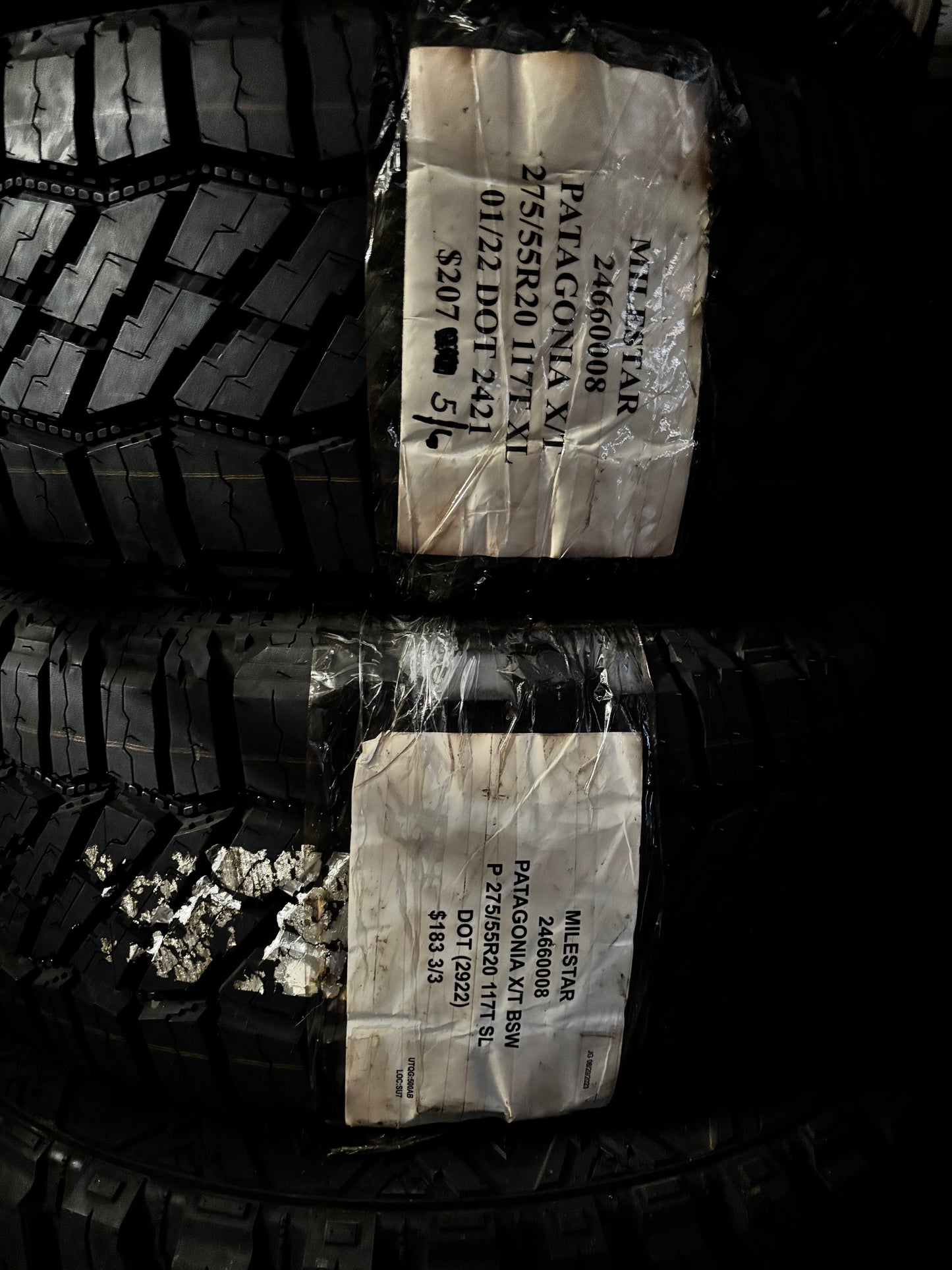 (TODO) 2 MILESTAR PARAGONIA XT BSW P 275 55 20 117T SL ALL TERRAIN TIRES 24660008