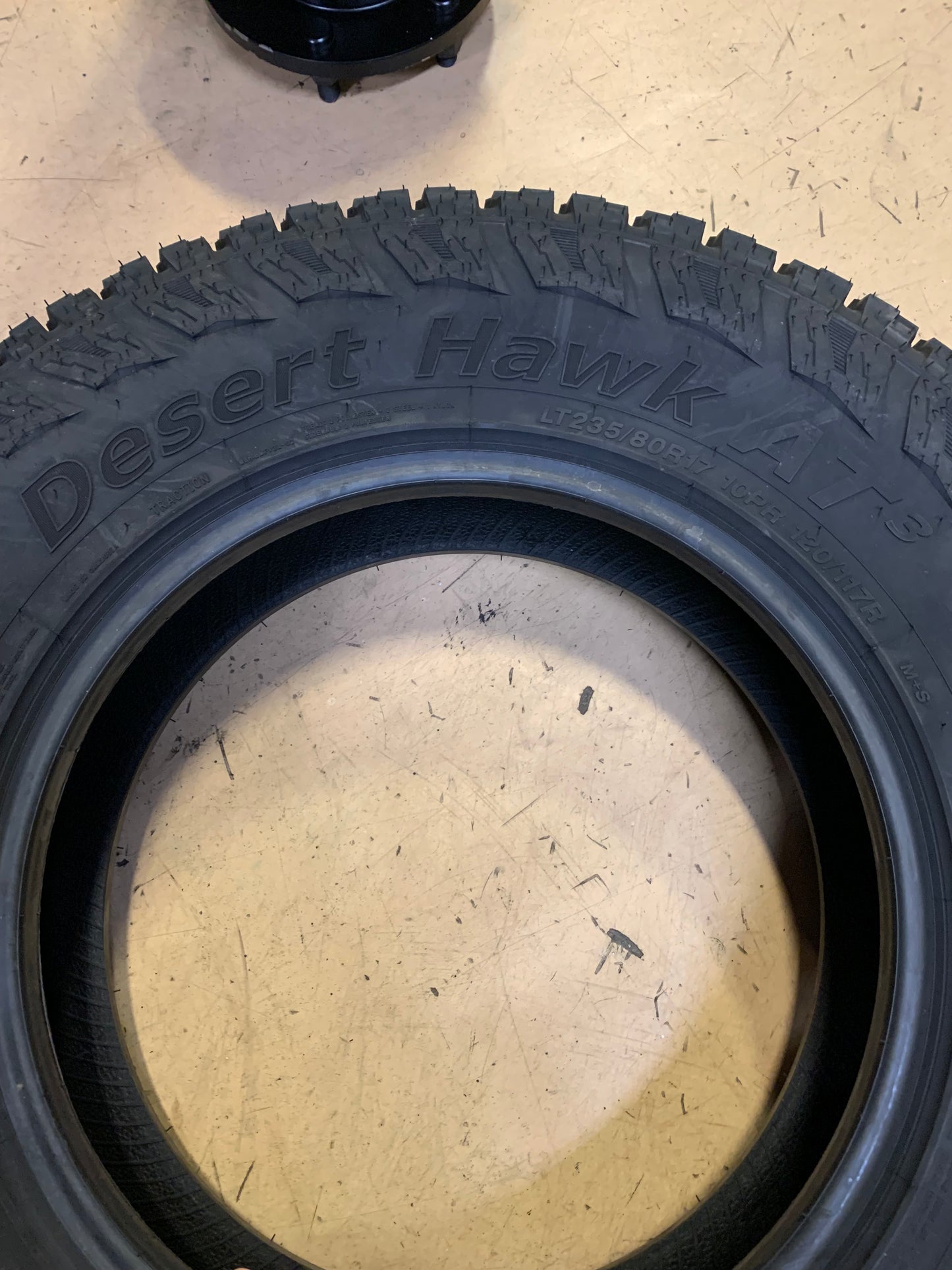 2 ACHILLES DESERT HAWK AT3 BSW LT 235 80 17 120/117R 10PLY ALL TERRAIN TIRE ADK95