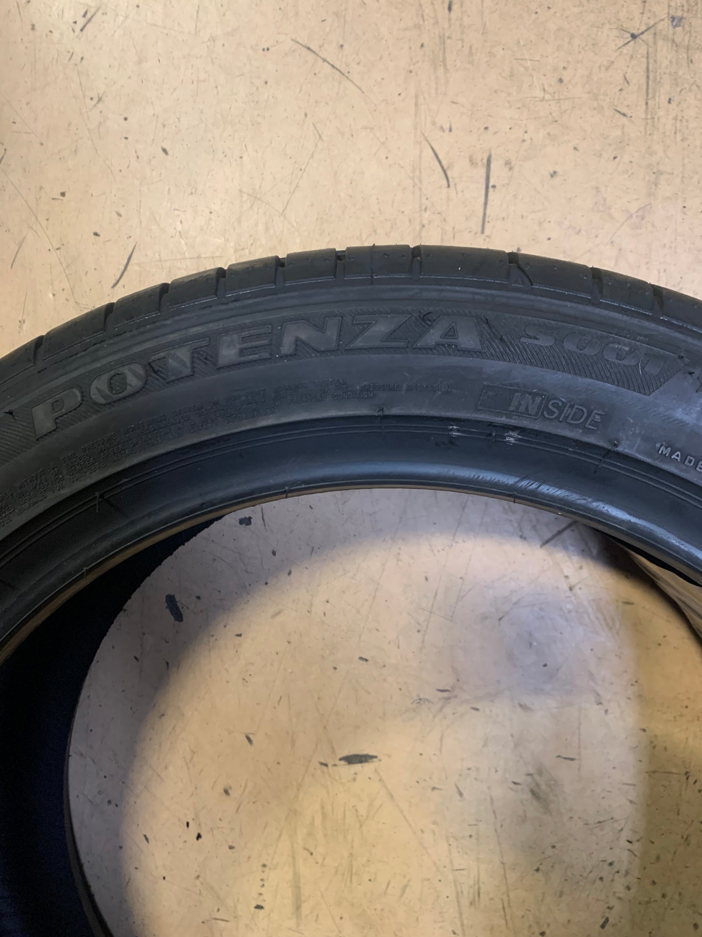 BRIDGESTONE POTENZA S001 RFT BSW P 225 45 17 91W SUMMER TIRE 23767