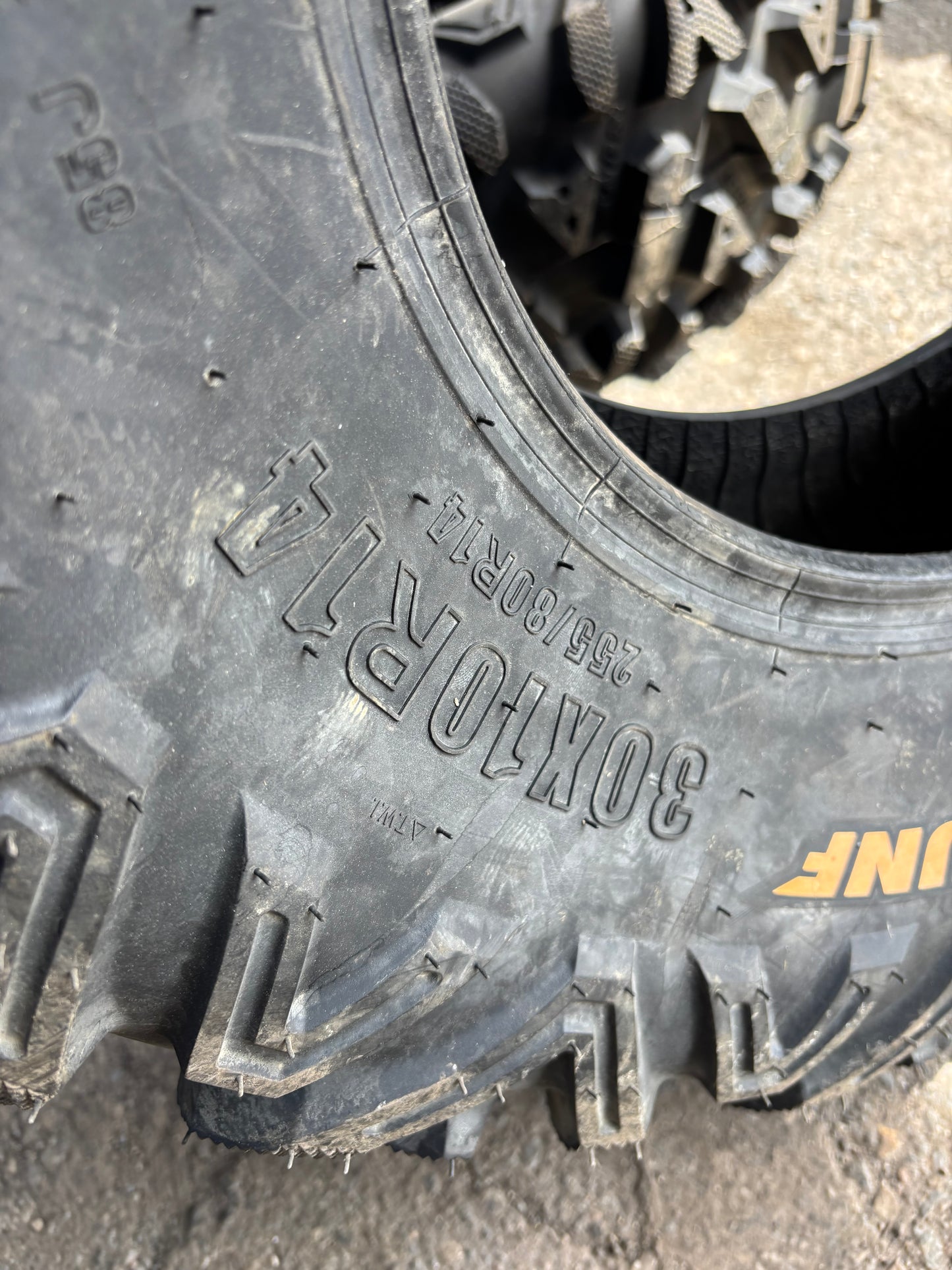 NOS SUNF POWER A033 BSW AT 30 10 14 85J 8PLY ATV/UTV TIRE 301014