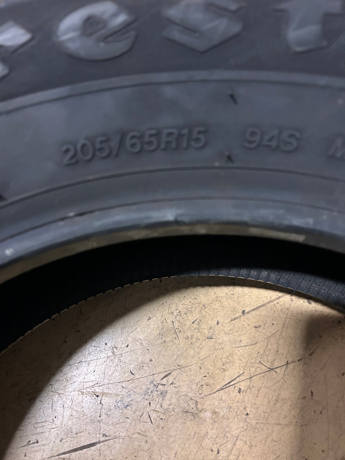 2 NOS FIRESTONE WINTERFORCE 2 BSW P 205 65 15 94S WINTER TIRE 148929