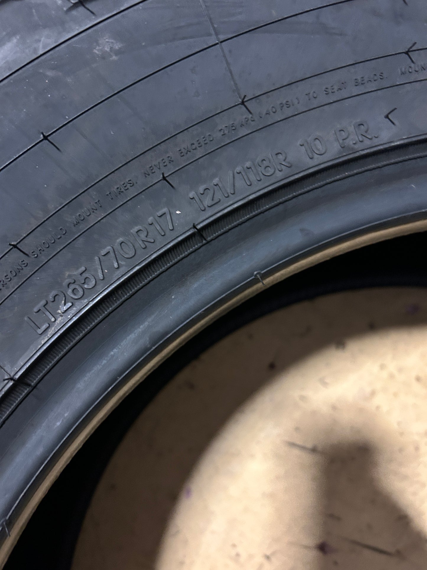 2 BIG O BIG FOOT A/T II BSW LT 265 70 17 121/118R 10PLY ALL TERRAIN TIRE BIGII2657017