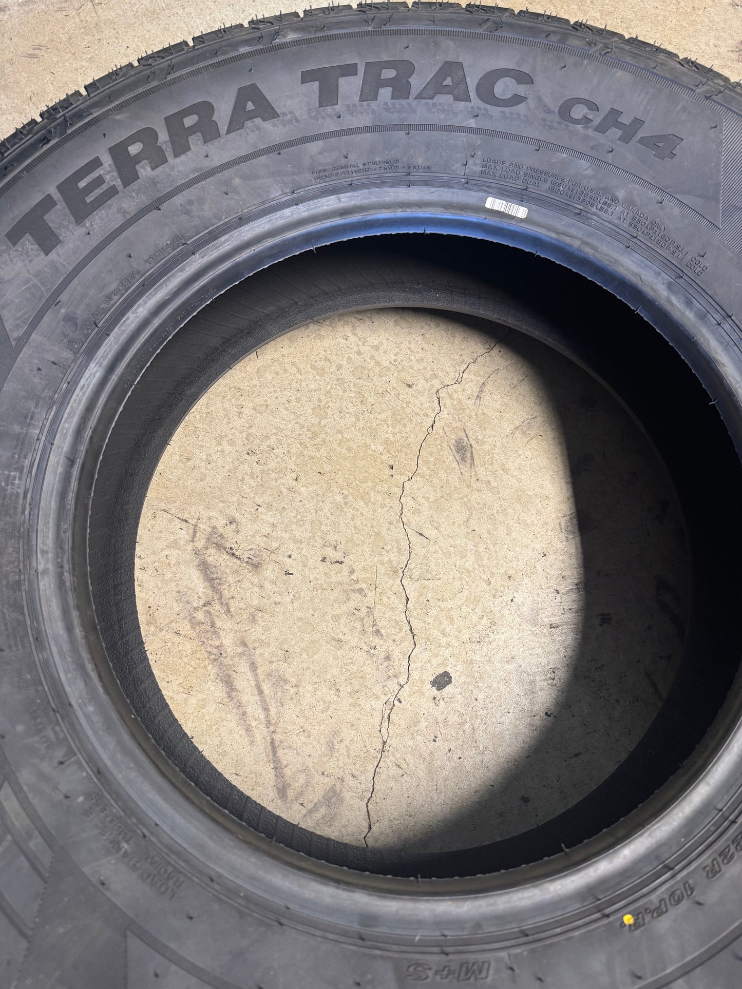 HERCULES TERRA TRAC CH4 BSW LT 275 70 18 125/122R 10PLY ALL SEASON TIRE 96440