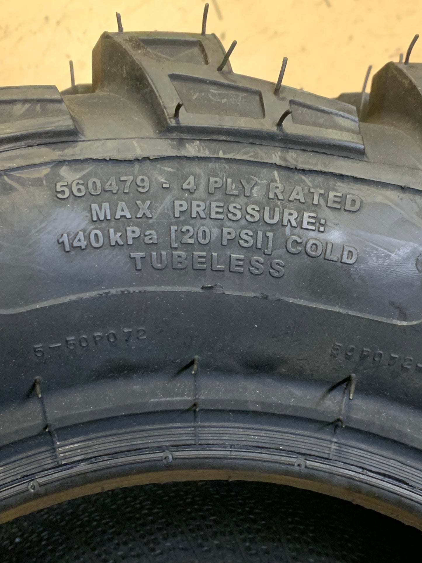 CARLISLE POLARIS PXT BSW AT 26 11 12 82F 4 PLY ATV/UTV TIRE 560479
