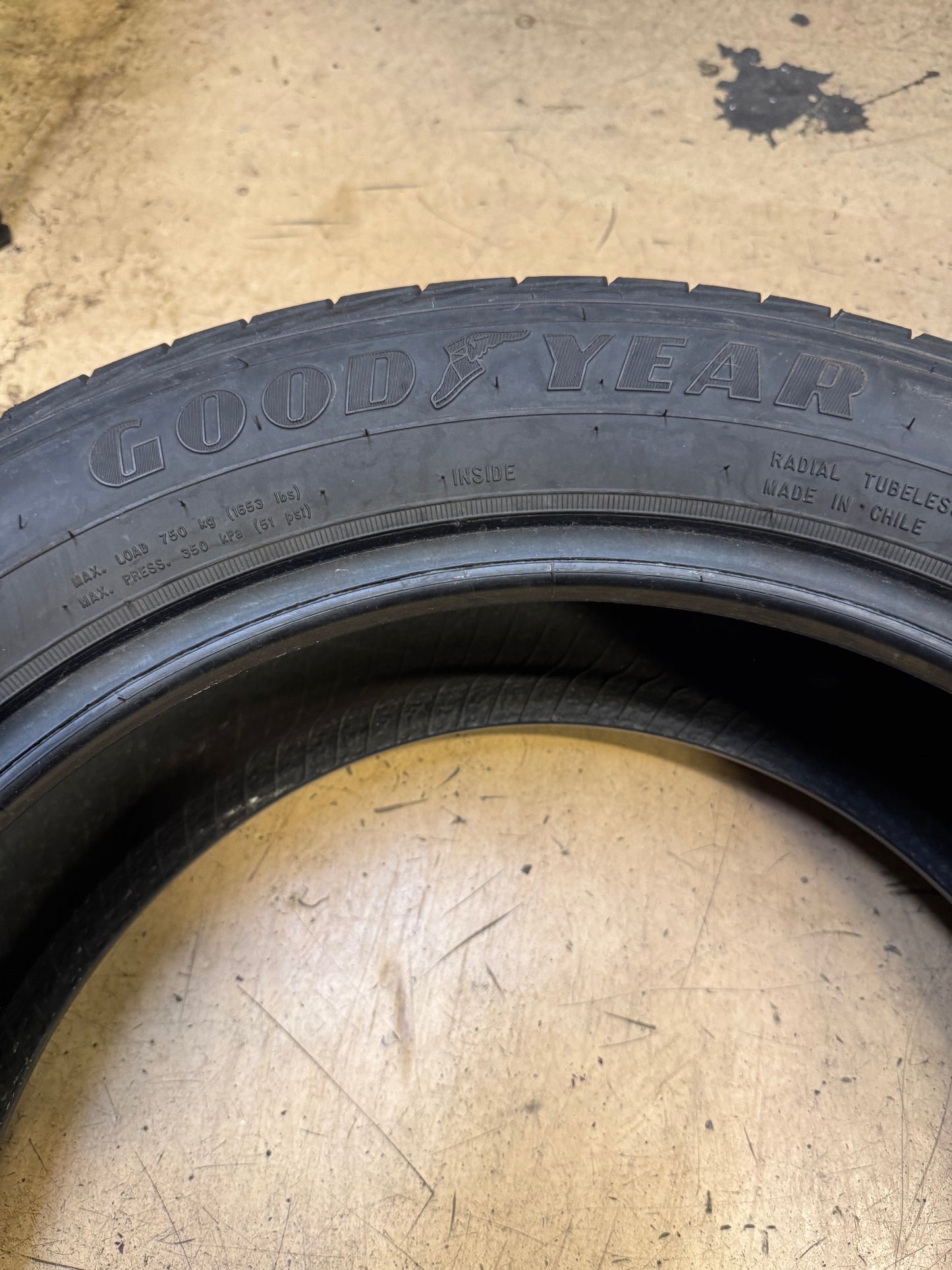 USED GOODYEAR ASSURANCE WEATHERREADY BSW P 225 55 18 98V ALL WEATHER TIRE 767880537