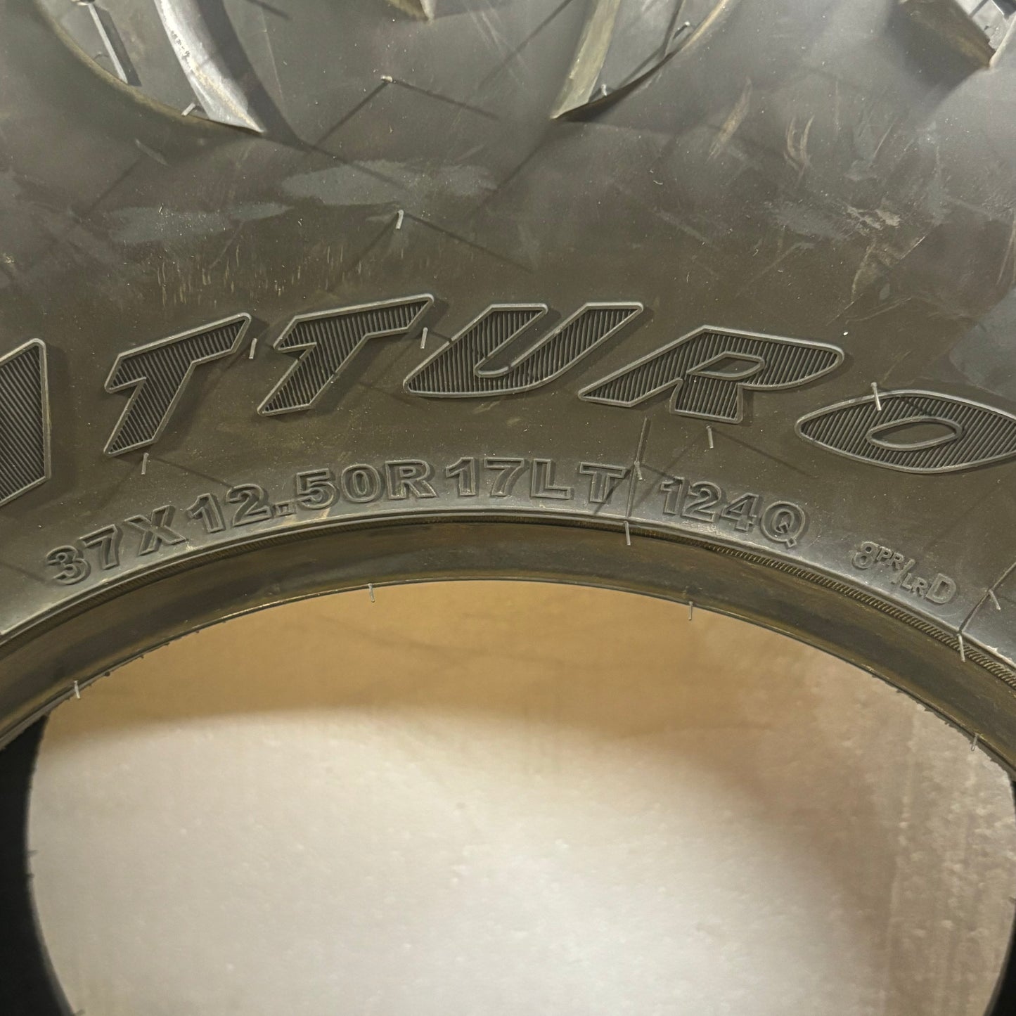 ATTURO TRAIL BLADE MTS LT 37 12.5 17 124Q LRD 8PLY MUD TERRAIN TIRE TBMSLMFT2MA