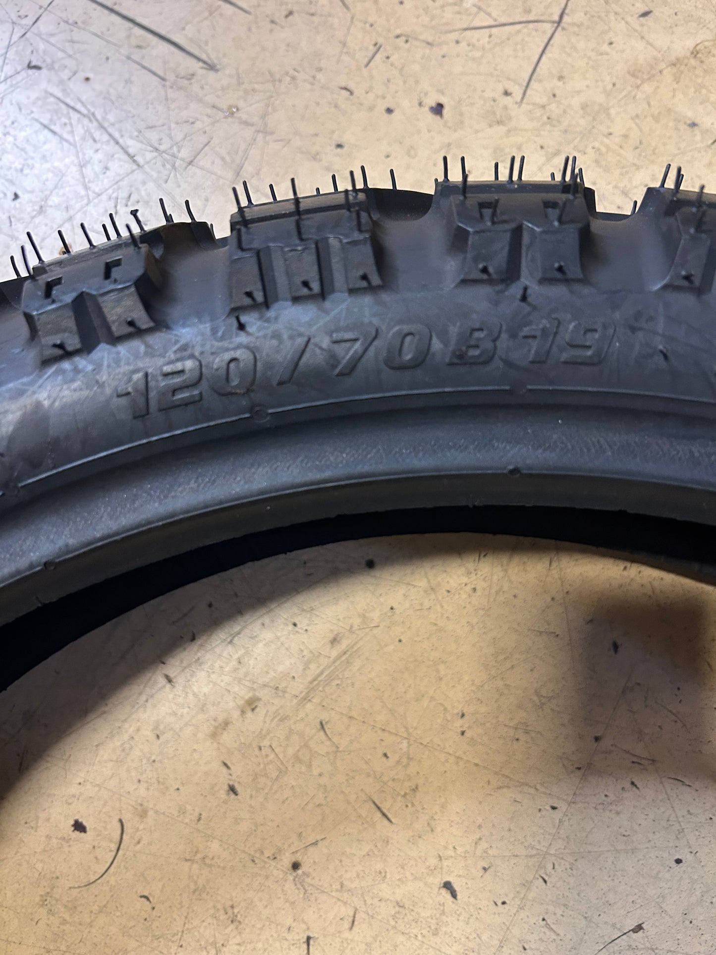 NOS MITAS E-07+ ENDURO TRAIL BSW 120 70 19 60T FRONT MOTORCYCLE TIRE 70001035