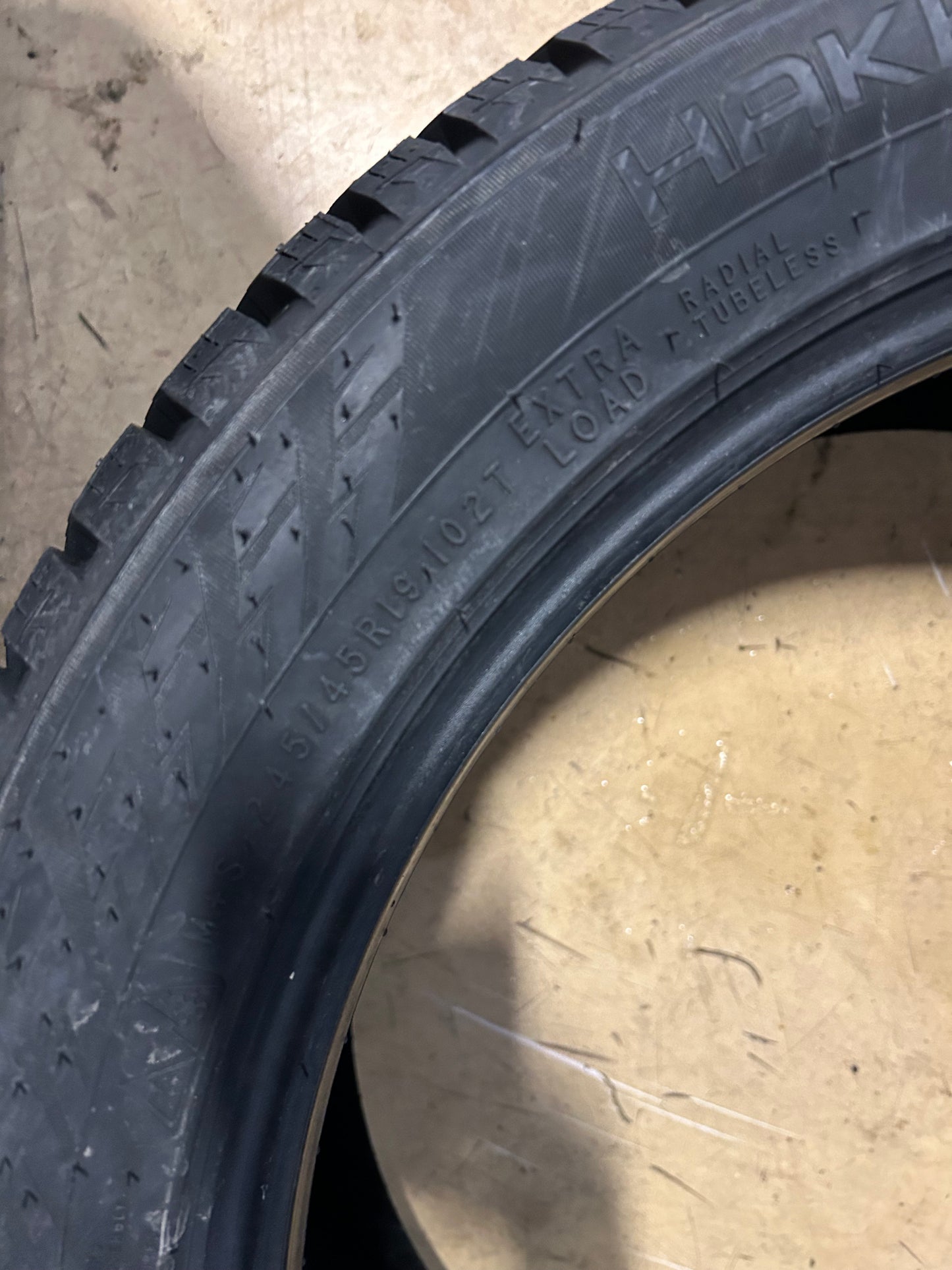 4 NOKIAN HAKKAPELIITTA 10 STUDDED BSW P 245 45 19 102T XL WINTER TIRE TS32455