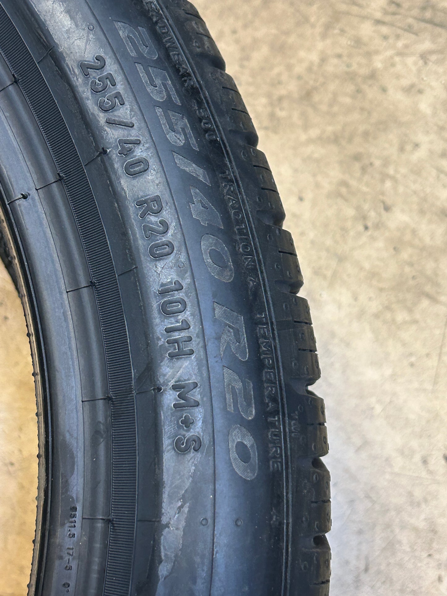 2 PIRELLI SCORPION ZERO BSW P 255 40 20 101H XL ALL SEASON TIRE 3789800