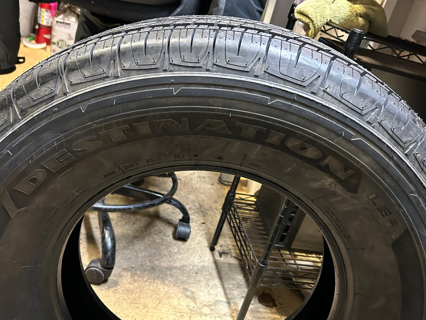 FIRESTONE DESTINATION LE3 BSW P 245 75 16 109S ALL SEASON TIRE 006249
