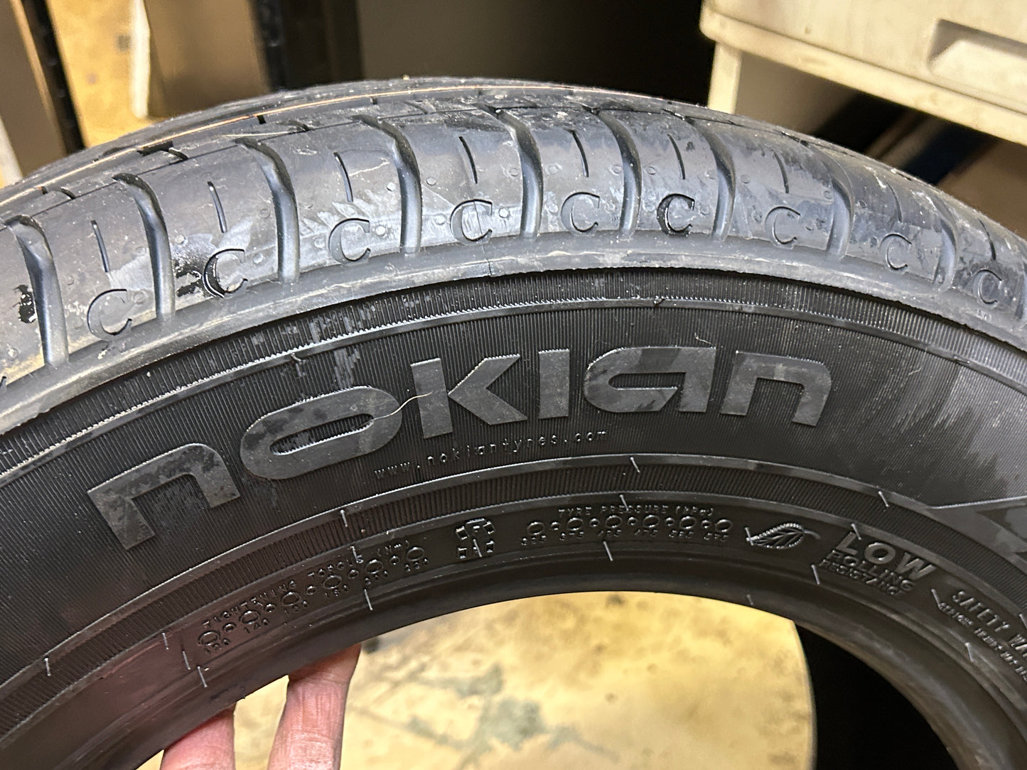 NOS NOKIAN CLINE CARGO BSW LT 215 65 15 104/102T 6PLY ALL SEASON TIRE T429239
