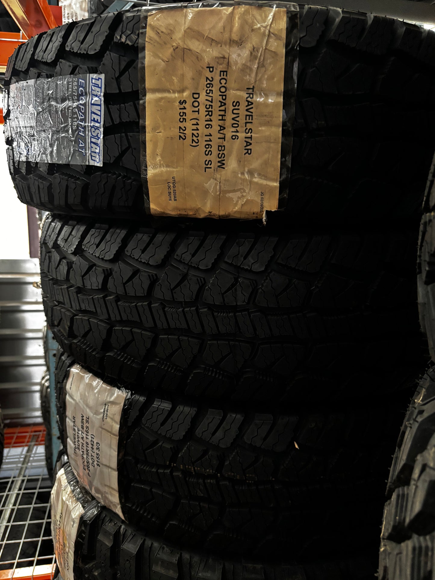 (TODO) TRAVELSTAR ECOPATH AT P 265 75 16 116S ALL TERRAIN TIRE SUV016