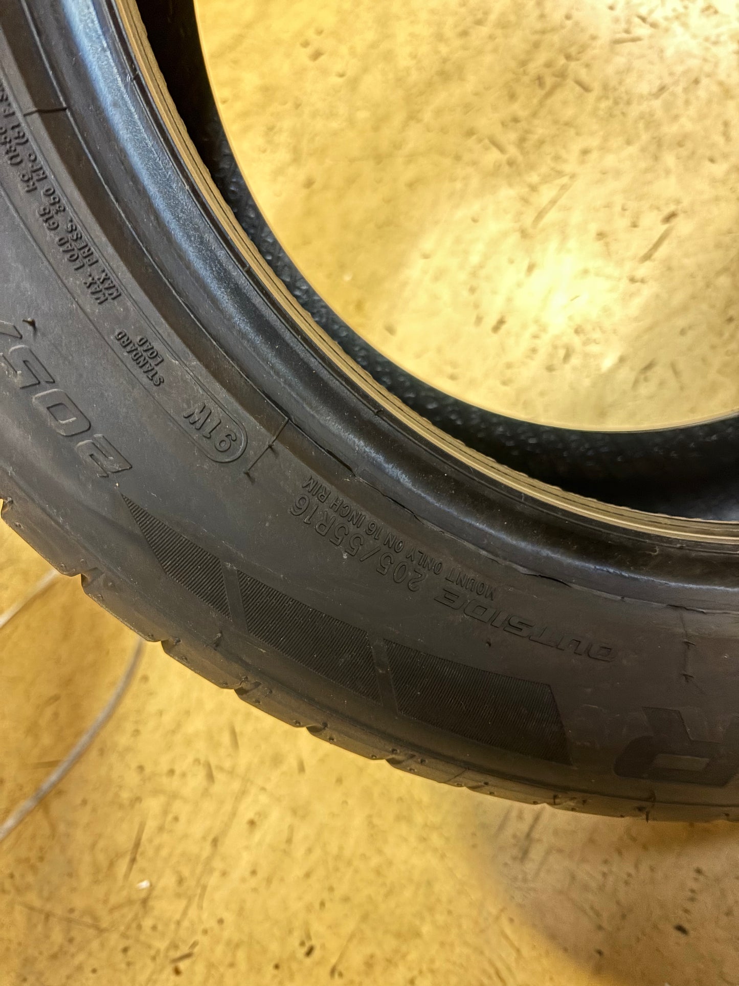 COOPER ZEON RS3-G1 P 205 55 16 91W SL ALL SEASON TIRE 160050017