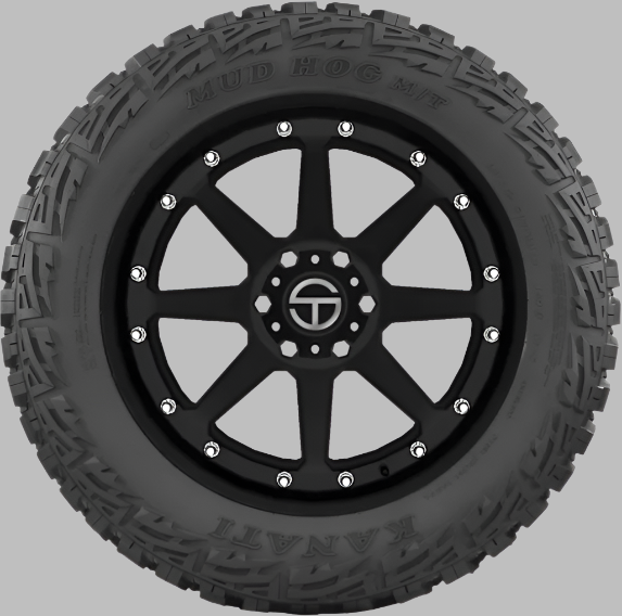 2 NEW KANATI MUD HOG M/T LT 37 12.5 17 124Q LRE 10PLY MUD TERRAIN TIRES L1737125D