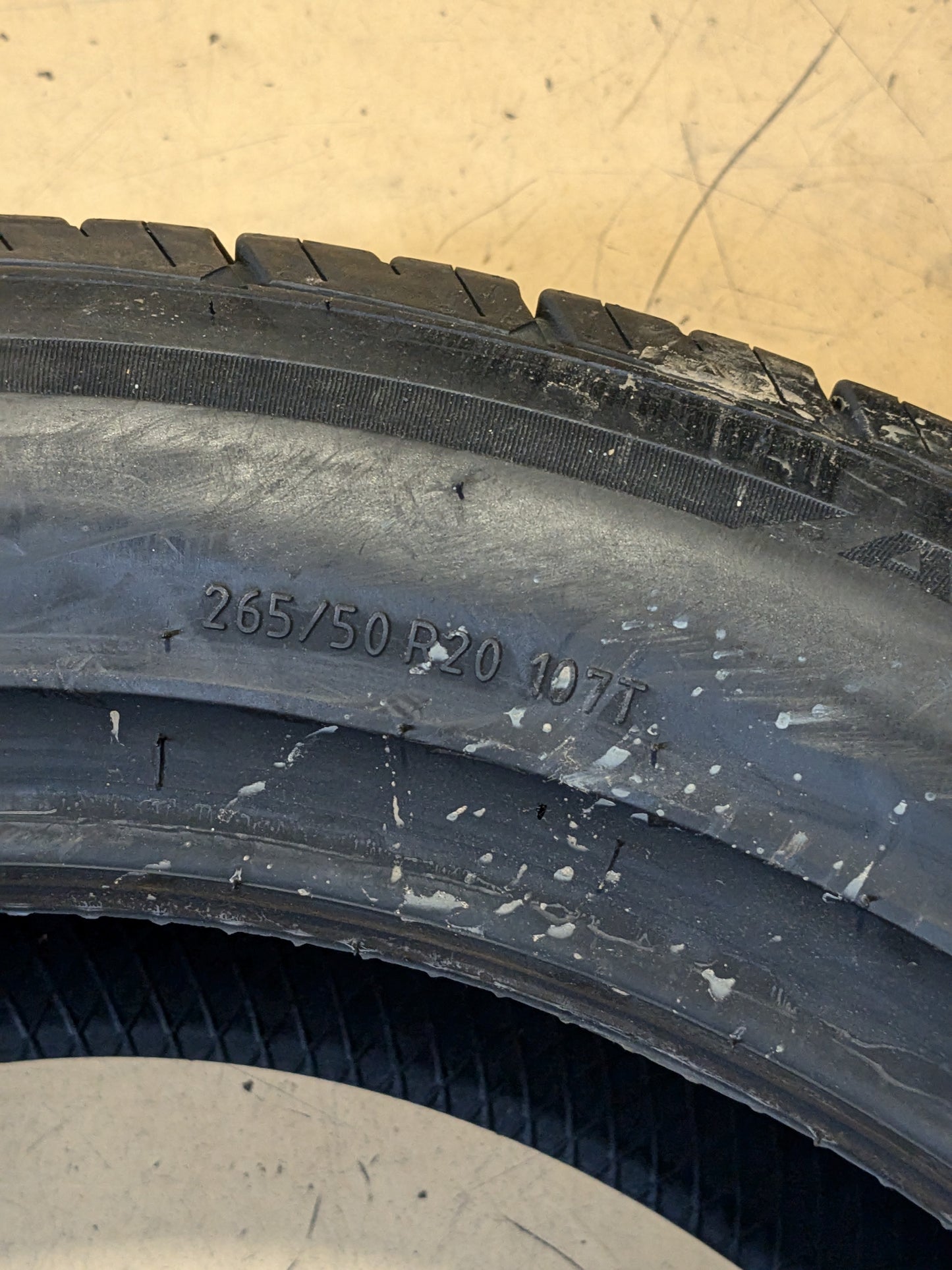 2 BFGOODRICH ADVANTAGE CONTROL A/S 265 50 20 107V ALL SEASON TIRE 30990