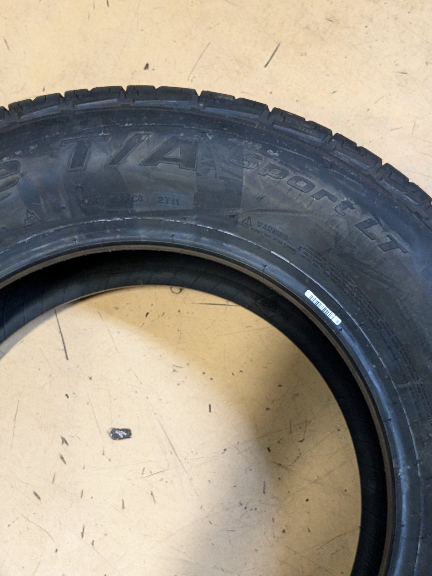 2 BFGOODRICH ADVANTAGE T/A SPORT LT 265 65 18 114T ALL WEATHER TIRE 49388