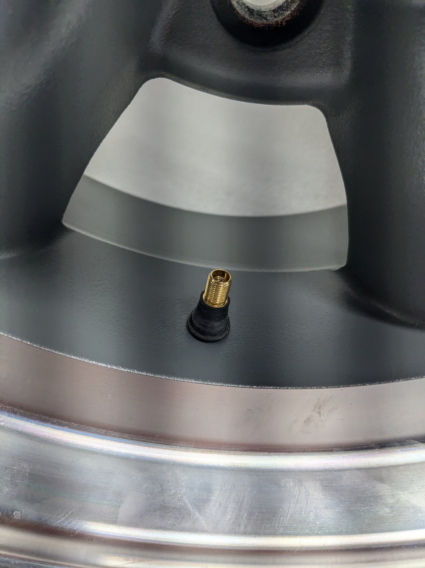 AMERICAN RACING VN105 TORQ THRUST D 15X7 5X114.3 -6ET 83.06 SATIN BLACK MACHINED LIP WHEEL