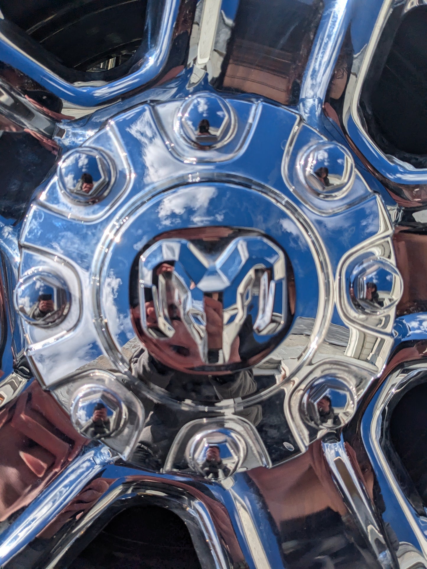 (KSL ONLY) 4 DODGE 2015 RAM 2500 OEM 18" INCH WHEEL RIM STEEL/CHROME