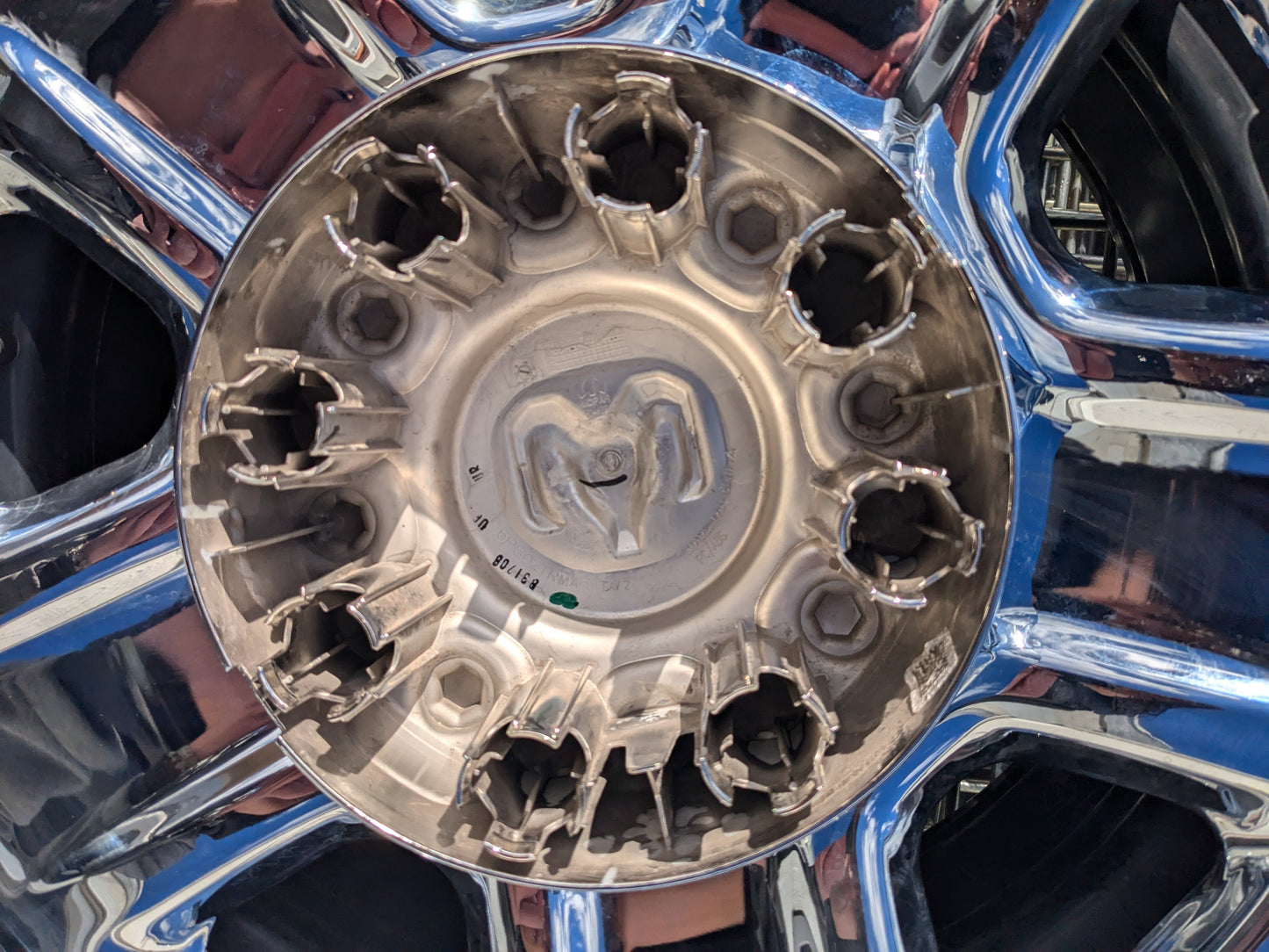 (KSL ONLY) 4 DODGE 2015 RAM 2500 OEM 18" INCH WHEEL RIM STEEL/CHROME