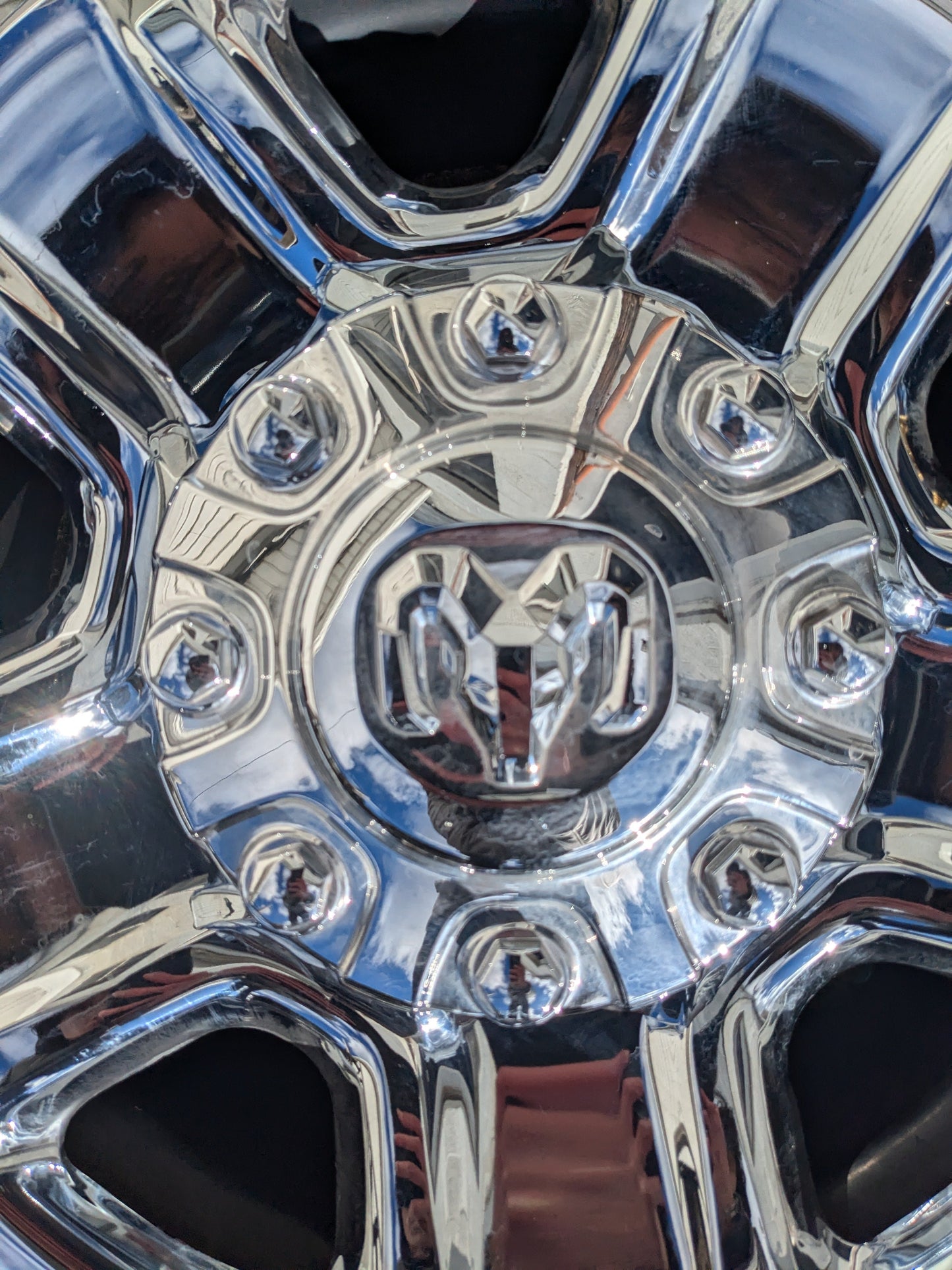 (KSL ONLY) 4 DODGE 2015 RAM 2500 OEM 18" INCH WHEEL RIM STEEL/CHROME
