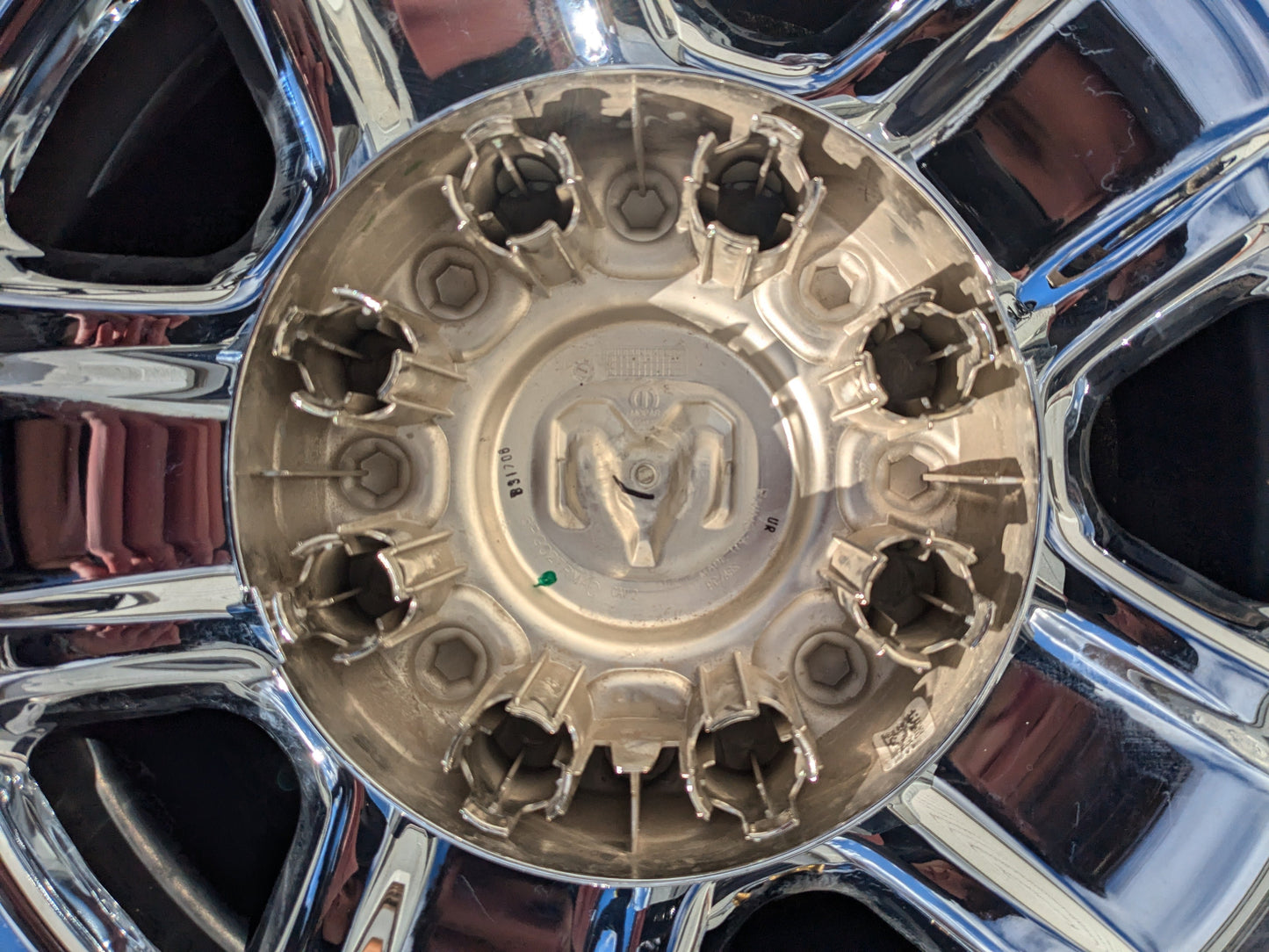 (KSL ONLY) 4 DODGE 2015 RAM 2500 OEM 18" INCH WHEEL RIM STEEL/CHROME
