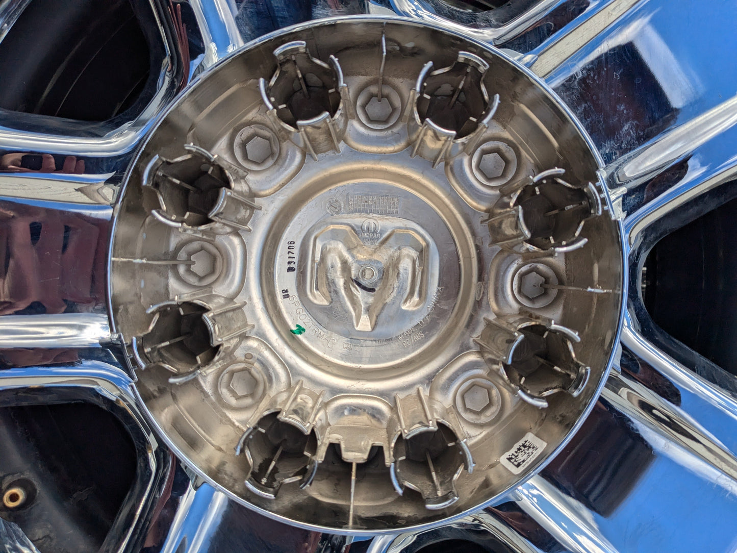 (KSL ONLY) 4 DODGE 2015 RAM 2500 OEM 18" INCH WHEEL RIM STEEL/CHROME