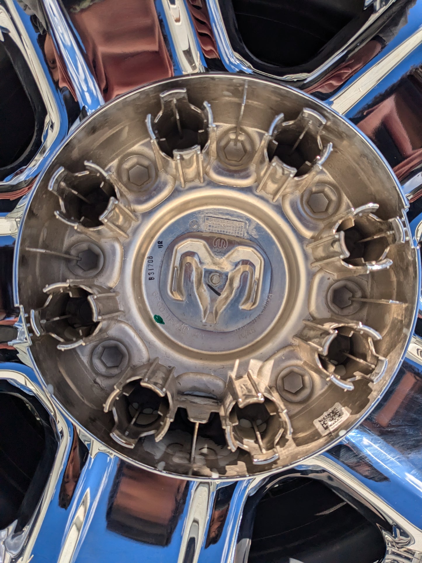(KSL ONLY) 4 DODGE 2015 RAM 2500 OEM 18" INCH WHEEL RIM STEEL/CHROME