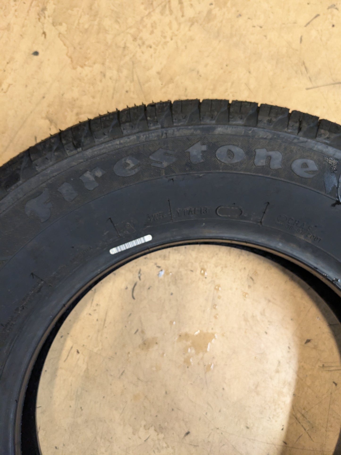 2 FIRESTONE ALL SEASON P 205 70 15 96T SL TIRE 004044