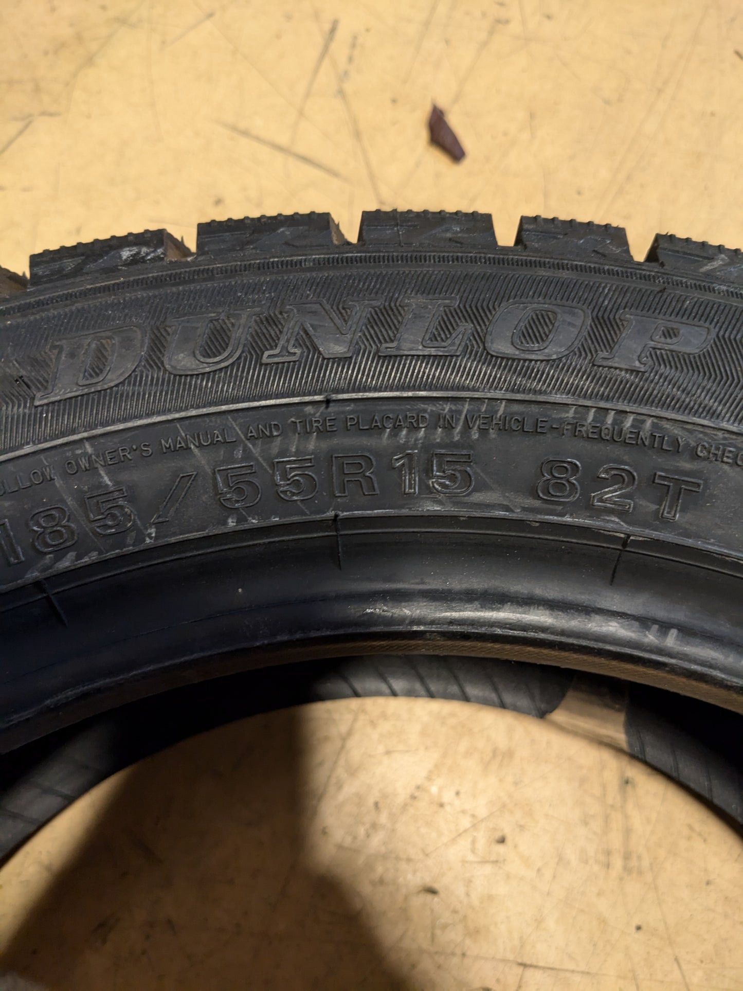 DUNLOP WINTERMAXX WM02 P 185 55 15 82T SL SNOW WINTER TIRES 266016613