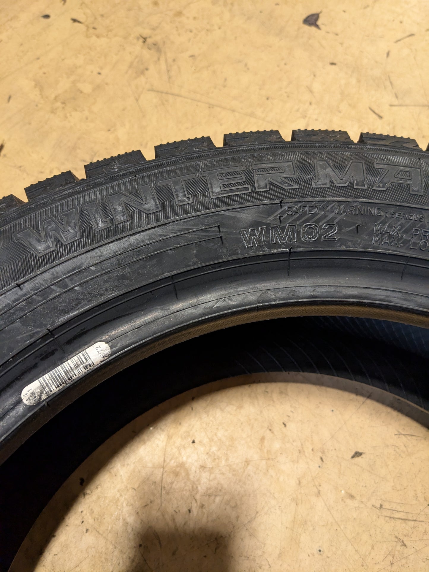 DUNLOP WINTERMAXX WM02 P 185 55 15 82T SL SNOW WINTER TIRES 266016613