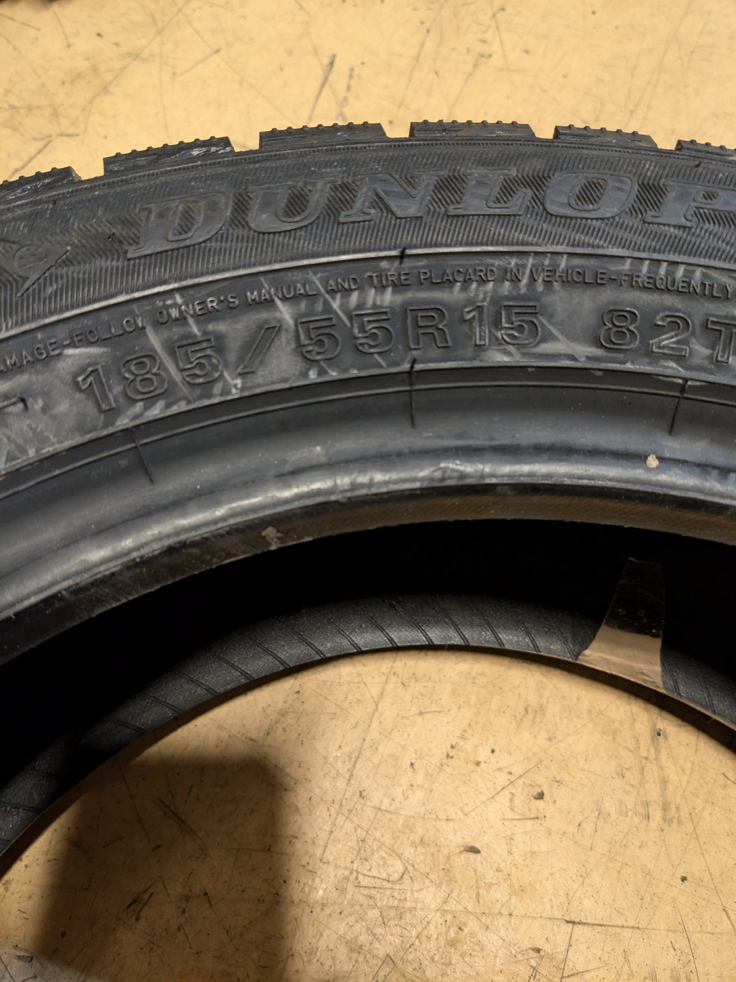 DUNLOP WINTERMAXX WM02 P 185 55 15 82T SL SNOW WINTER TIRES 266016613